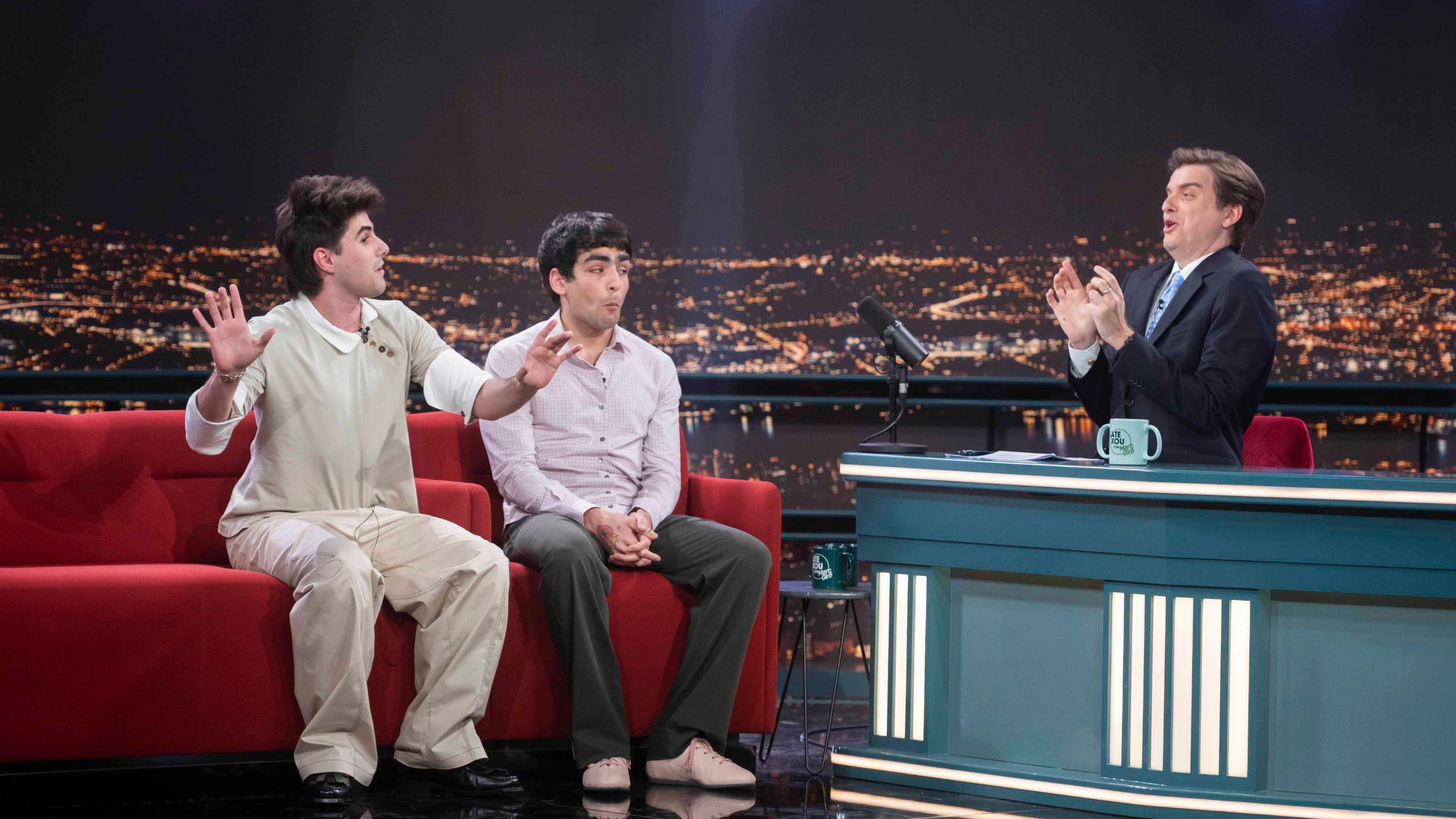 Omar Ayuso y Martin Urrutia en ‘Late Xou’