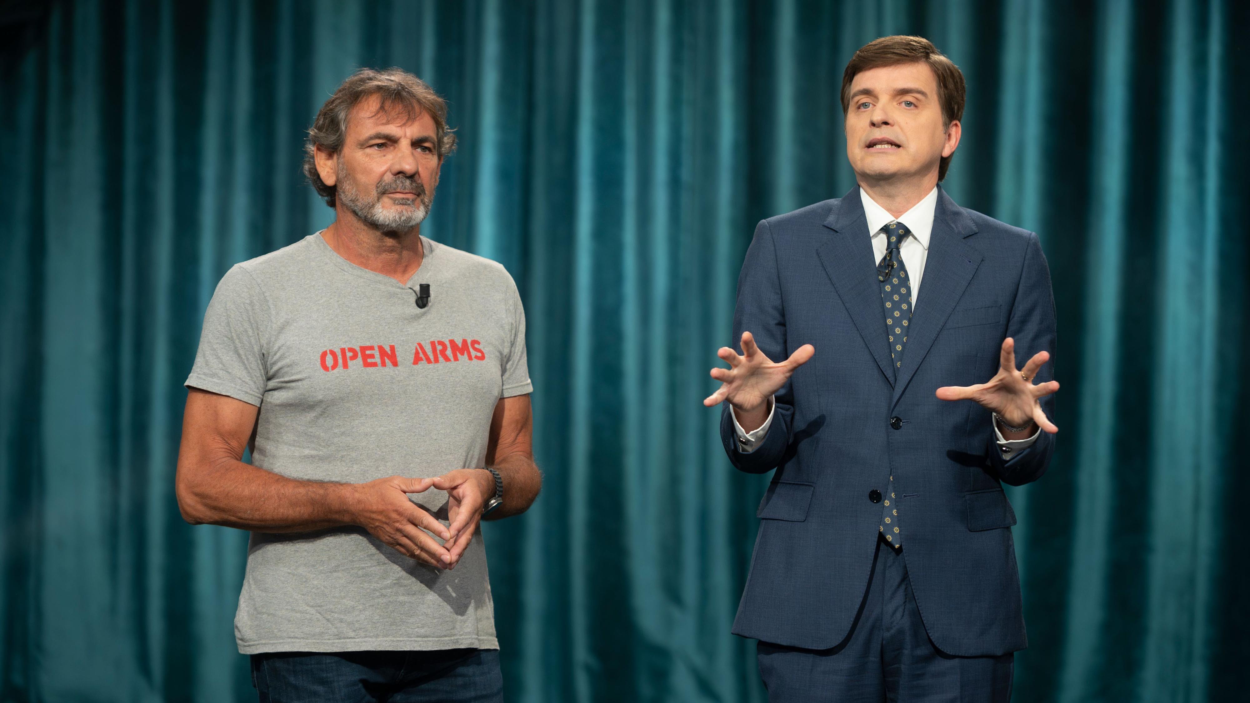 Òscar Camps, fundador de Open Arms, invitado sorpresa en el 'Late Xou': "Rescatar no es opcional, es una obligación legal"