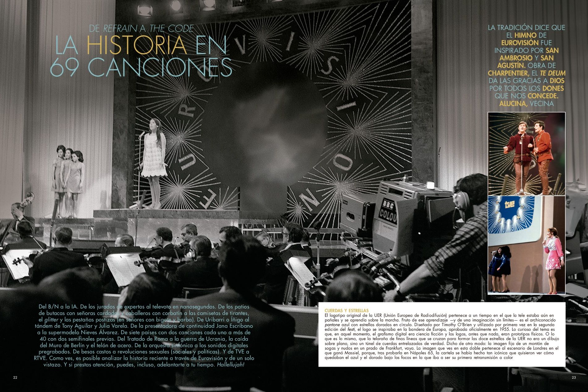 Otras de las páginas del especial de la revista
