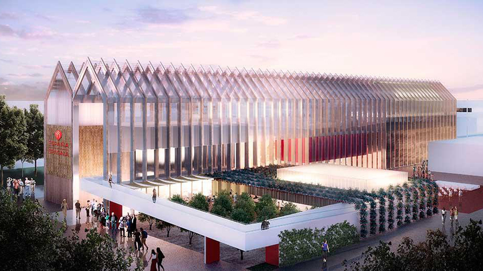 El Pabellón español, una joya de la arquitectura contemporánea