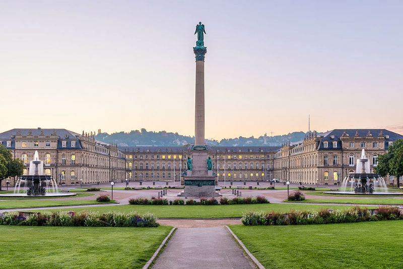 Palacio Nuevo de Stuttgart. Palacio Nuevo de Stuttgart.