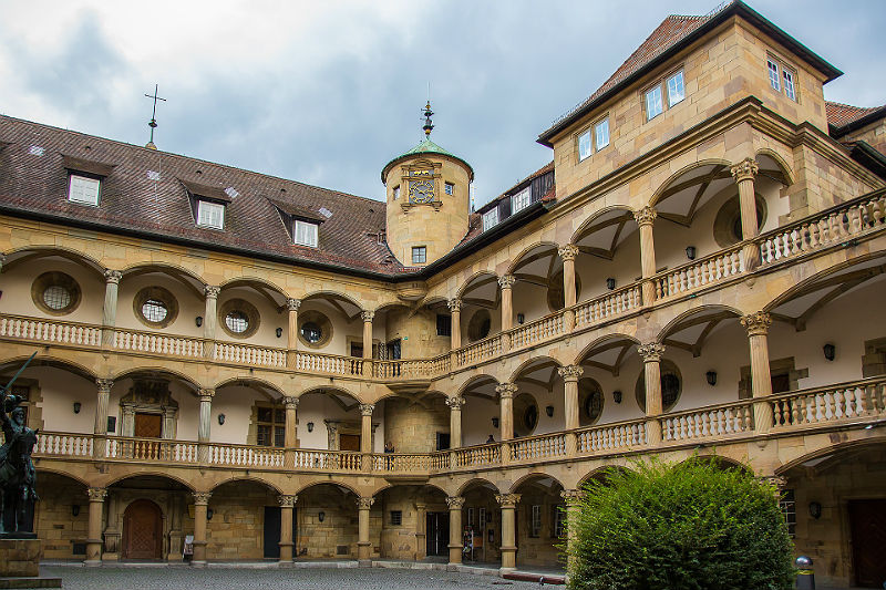 Patio del Castillo Antiguo de Stuttgart. Patio del Castillo Antiguo de Stuttgart.