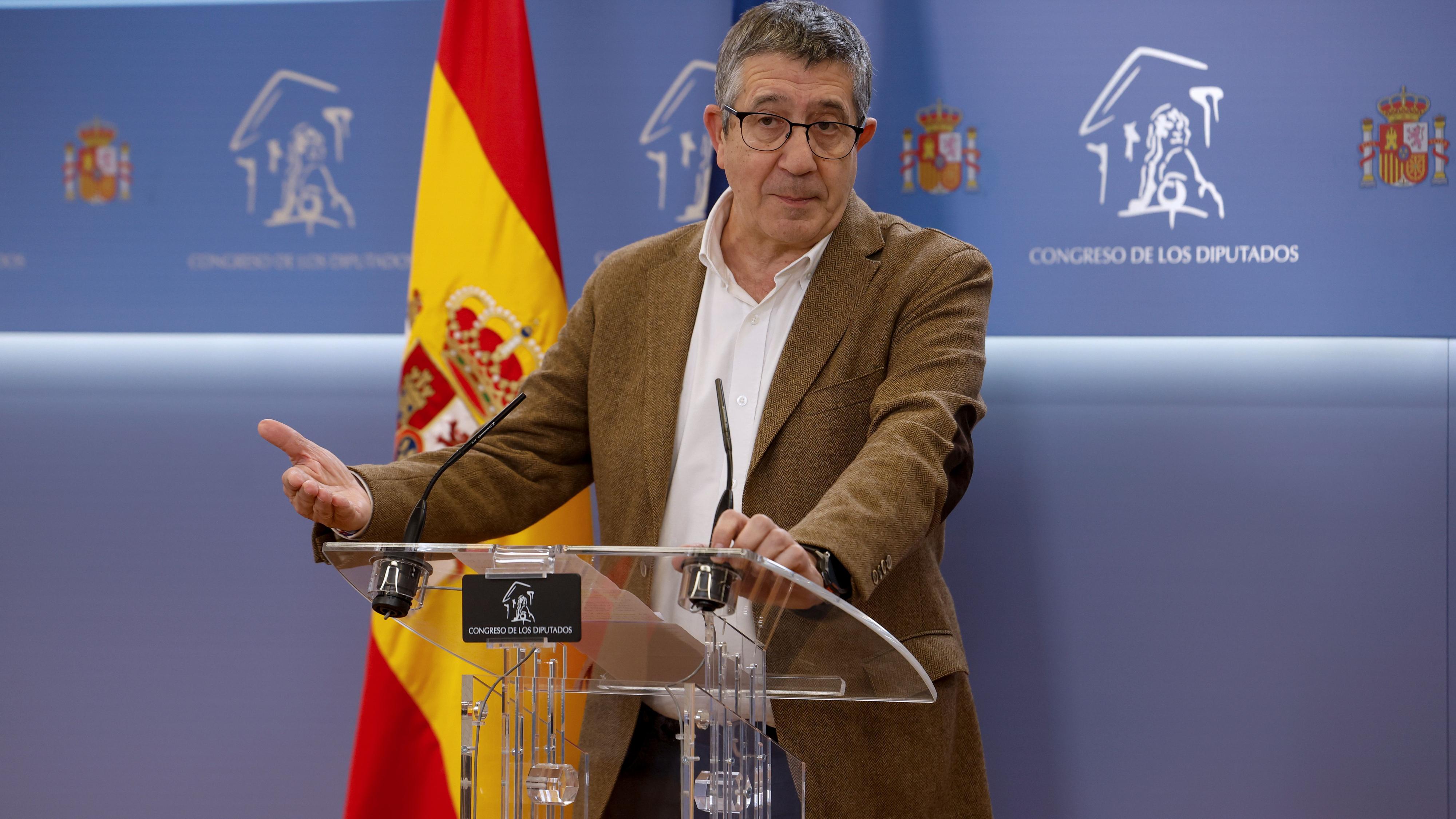 Patxi López carga contra Sumar por el decreto de alquileres