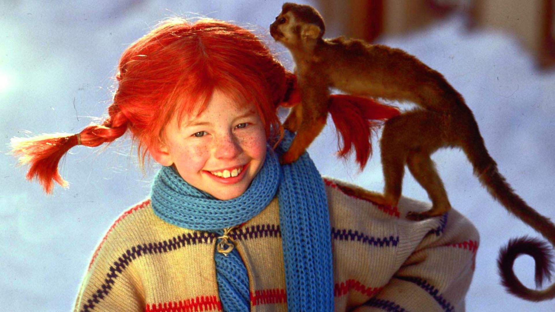 Así es ahora la niña de Pippi Calzaslargas, que apenas cobró por la serie y  odiaba que el mono la mordiera