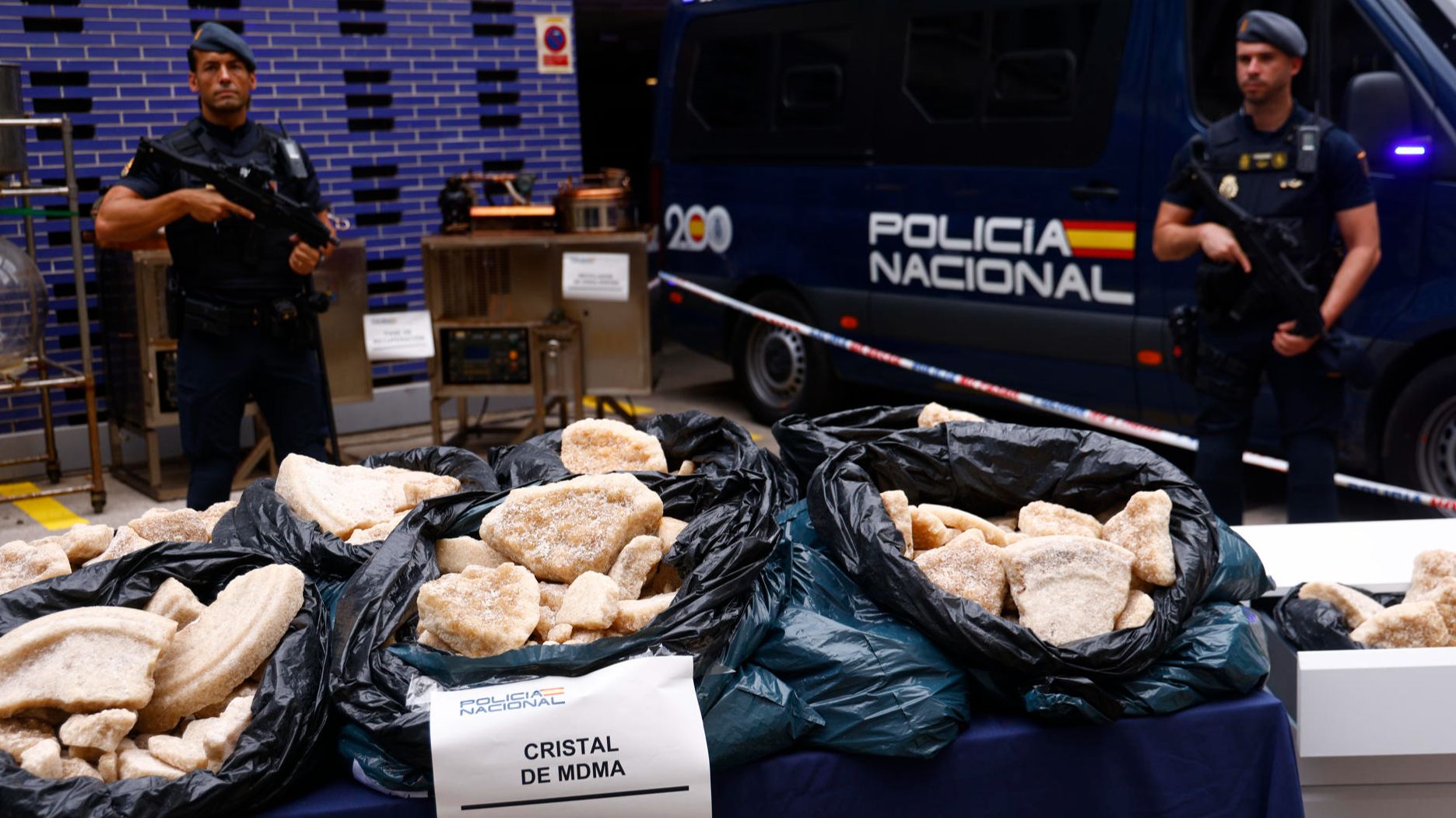 La Polic�a desmantela en Tarragona el mayor laboratorio de MDMA de Espa�a