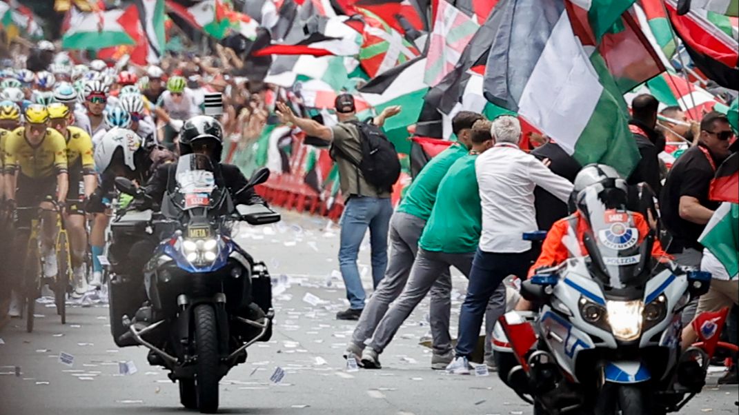 Pradales no ve "edificantes" las protestas en La Vuelta contra el genocidio de Israel en Gaza: "Se puso en riesgo a ciclistas"