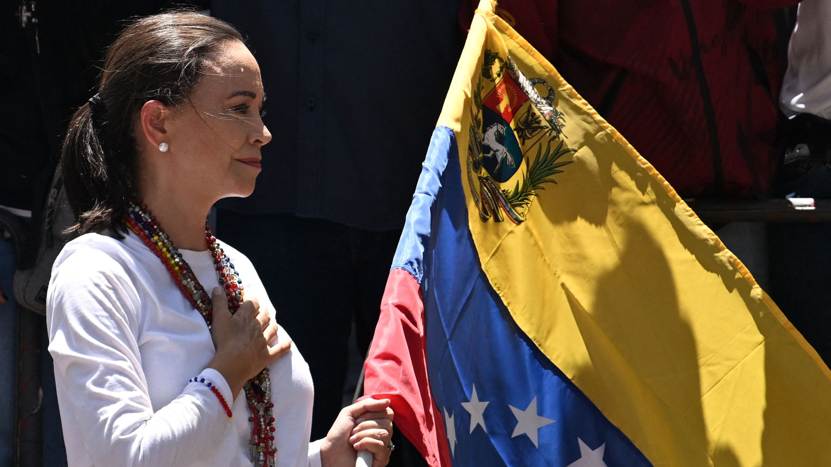 La opositora venezolana María Corina Machado, Nobel de la Paz por su lucha por la "democracia"