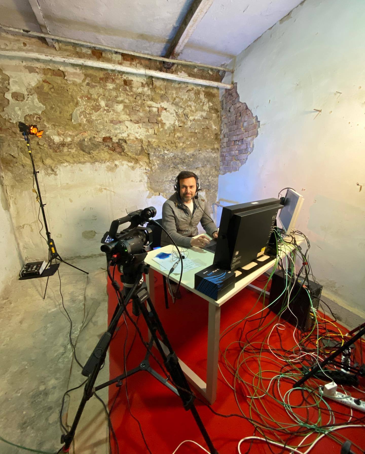 El presentador Timur Miroshnychenko