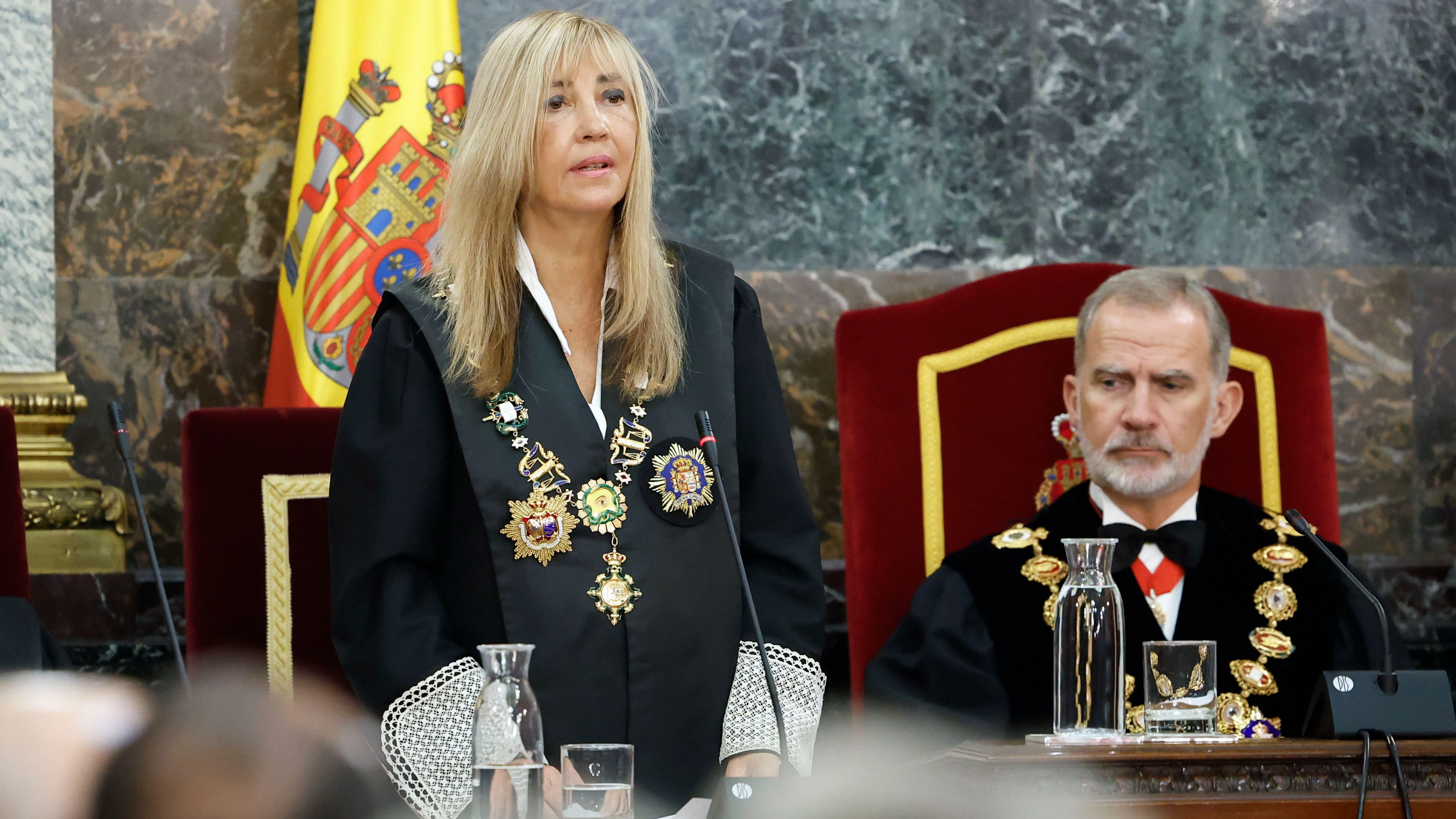 La presidenta del CGPJ advierte que defenderá con "firmeza" el Poder Judicial: "Resultan inoportunas las descalificaciones"