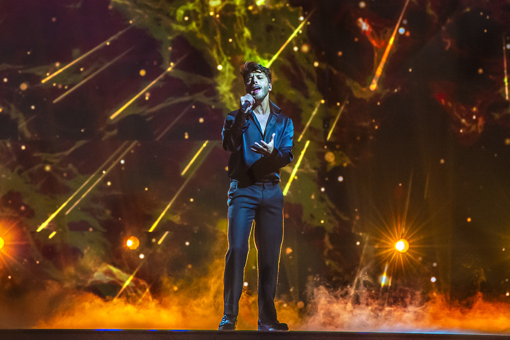 El primer ensayo de Blas Cantó en Eurovisión 2021 El primer ensayo de Blas Cantó en Eurovisión 2021