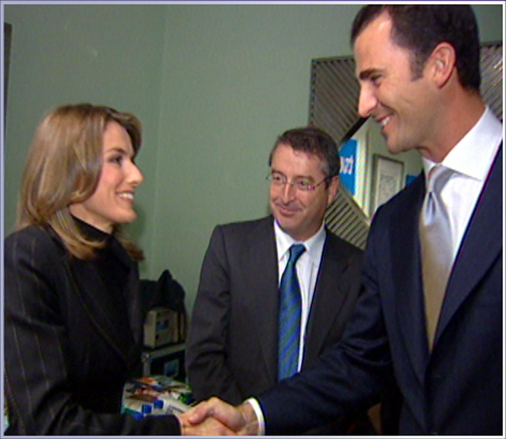 La primera imagen de Felipe de Borbón con Letizia Ortiz