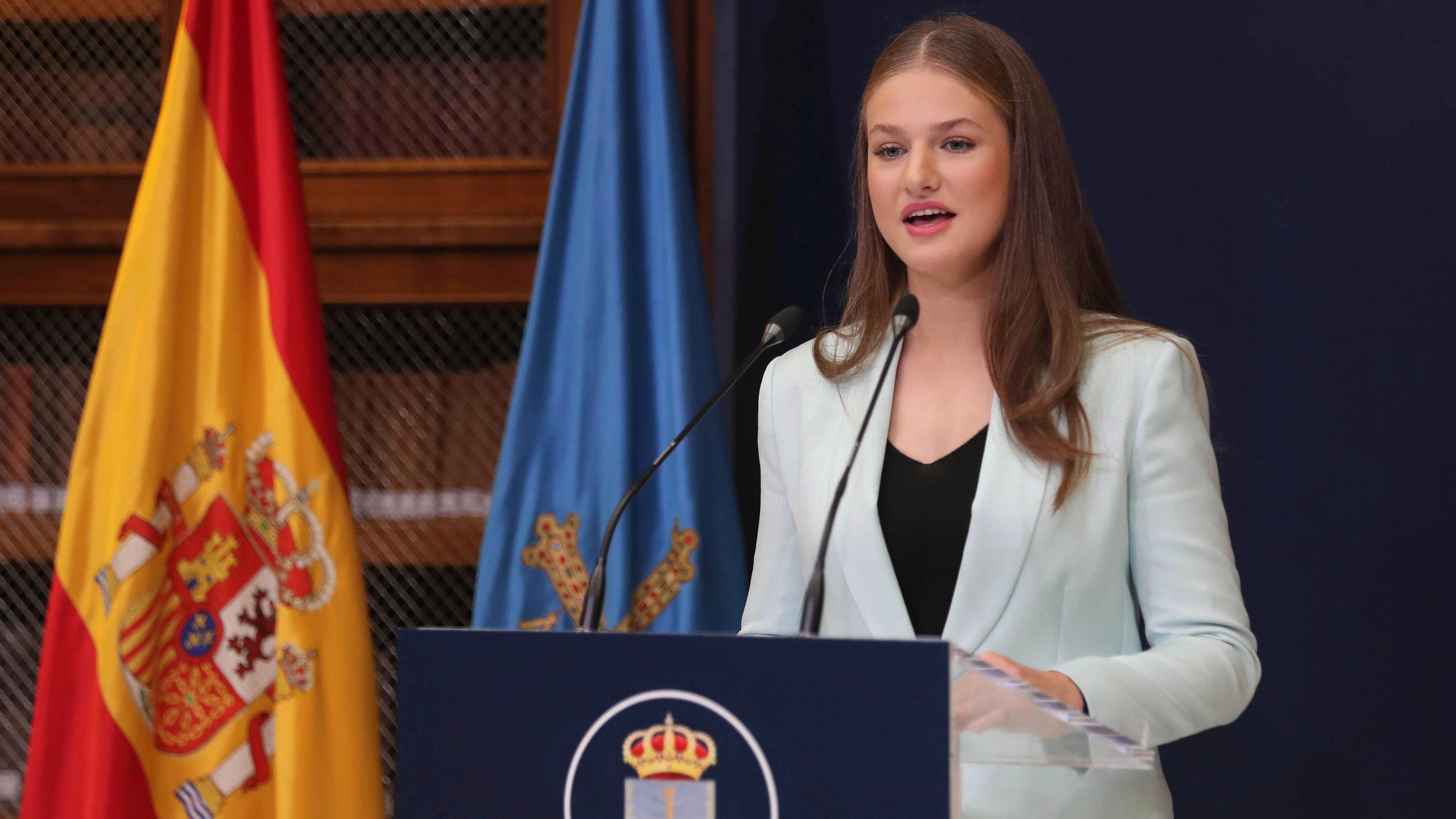 La princesa Leonor recibe el título de alcaldesa honoraria de Oviedo:  "Tengo sangre asturiana"