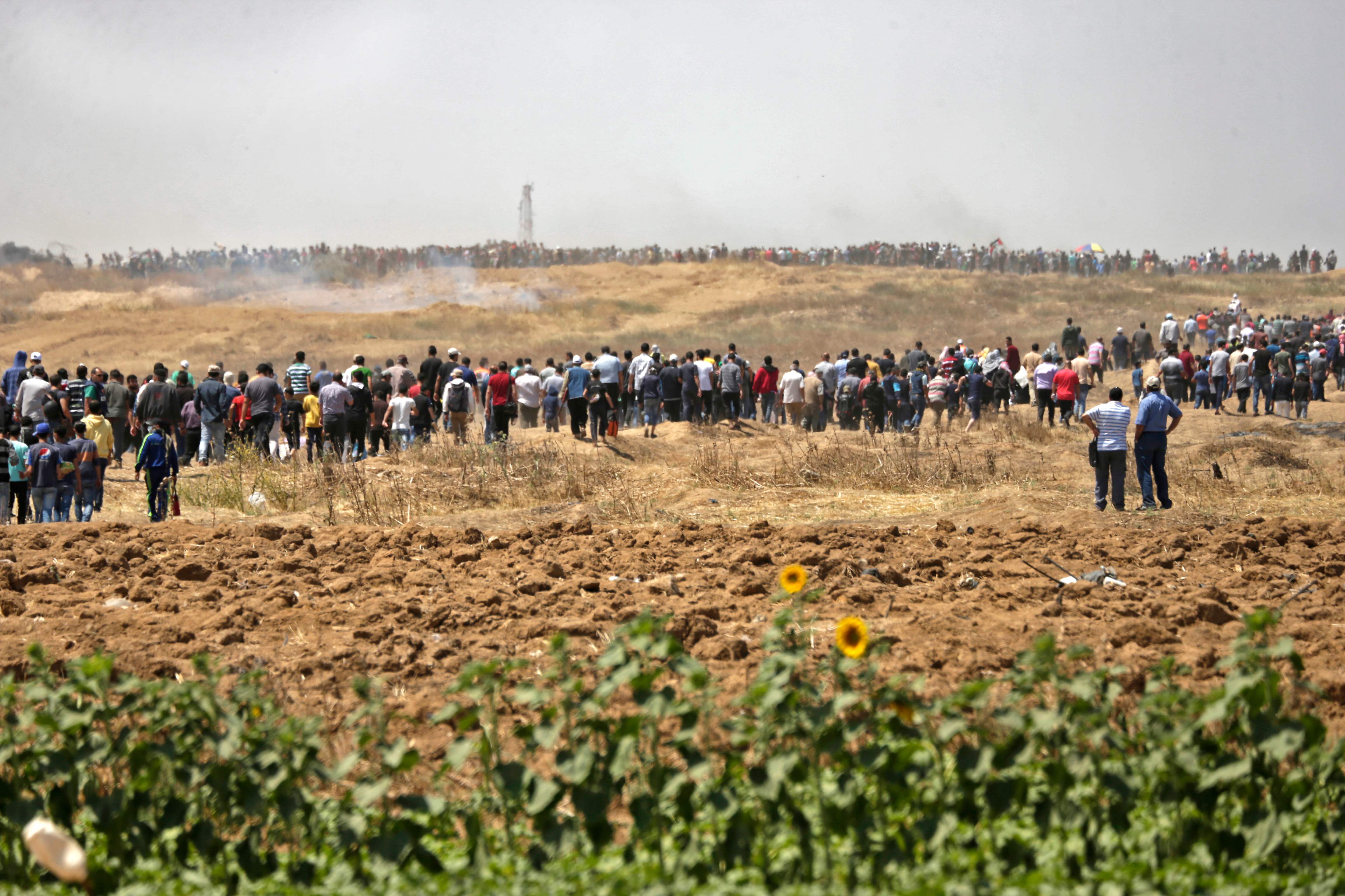 Protestas contra la embajada estadounidense en Jerusalén Protestas contra la inauguración de la embajada estadounidense en Jerusalén