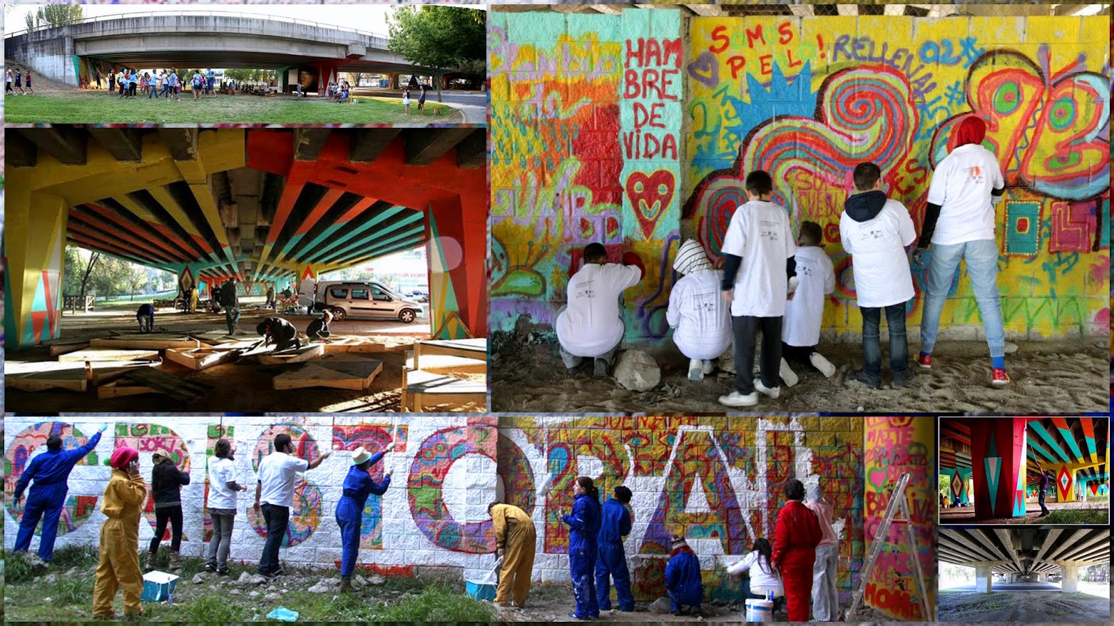 Un proyecto de Basurama junto a Boa Mistura en San Cristóbal de los Ángeles (Madrid)