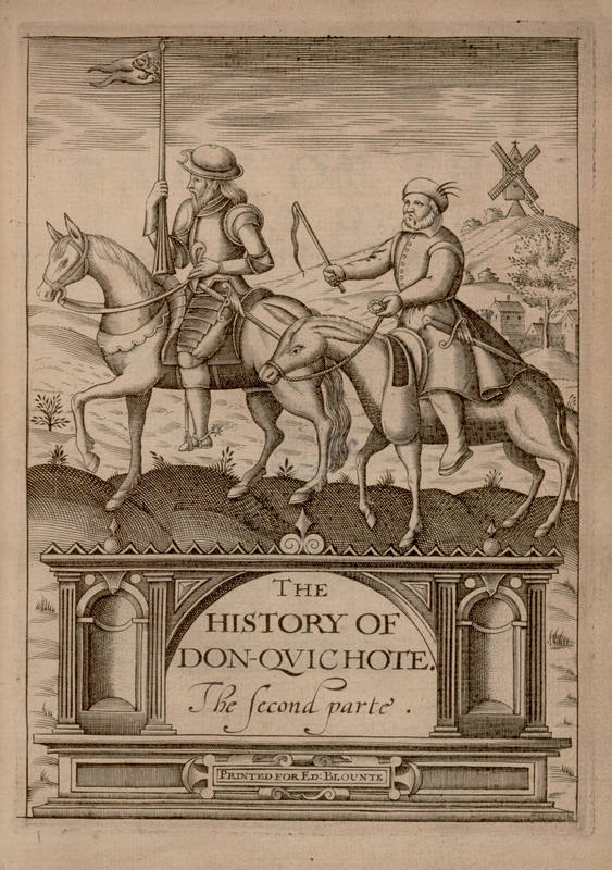 Quijote impreso en Londres en 1620. BNE. Quijote impreso en Londres en 1620. BNE.