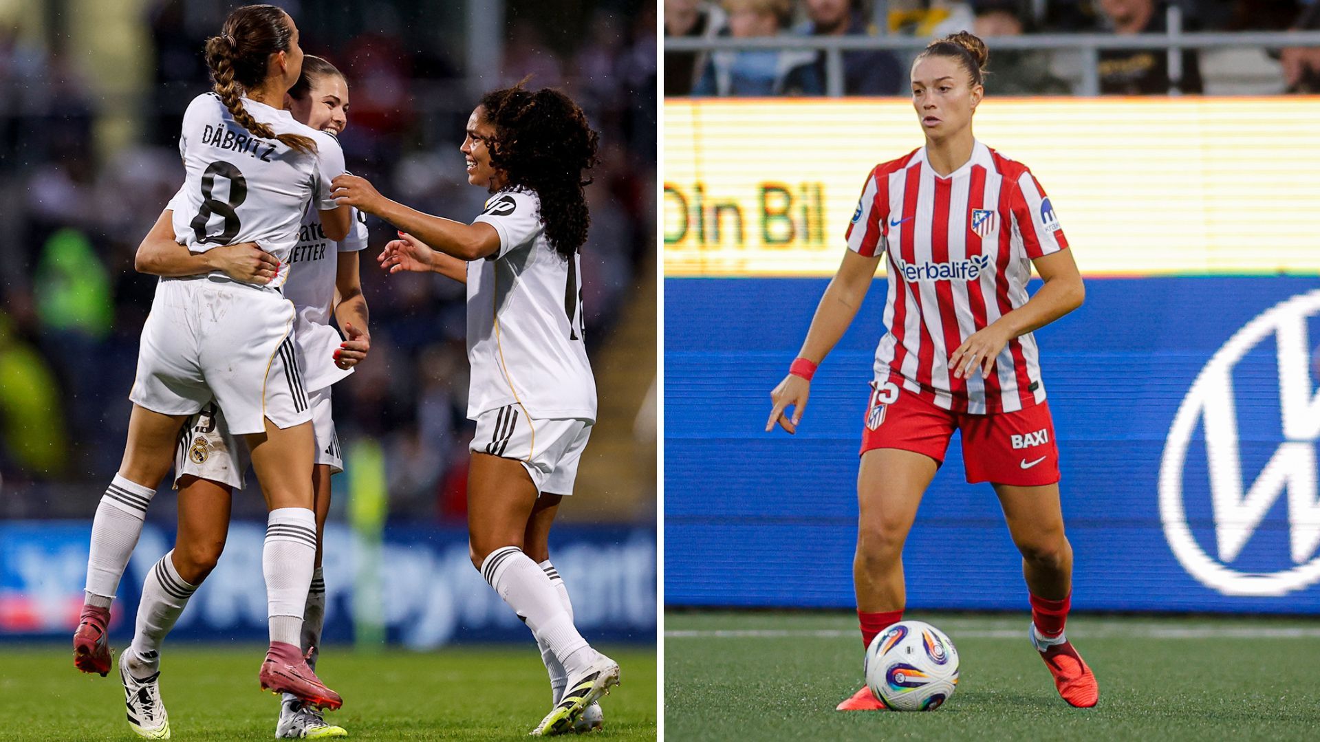El Real Madrid gana, el Atleti empata en la previa de la Champions femenina y ambos se jugarán el pase en casa