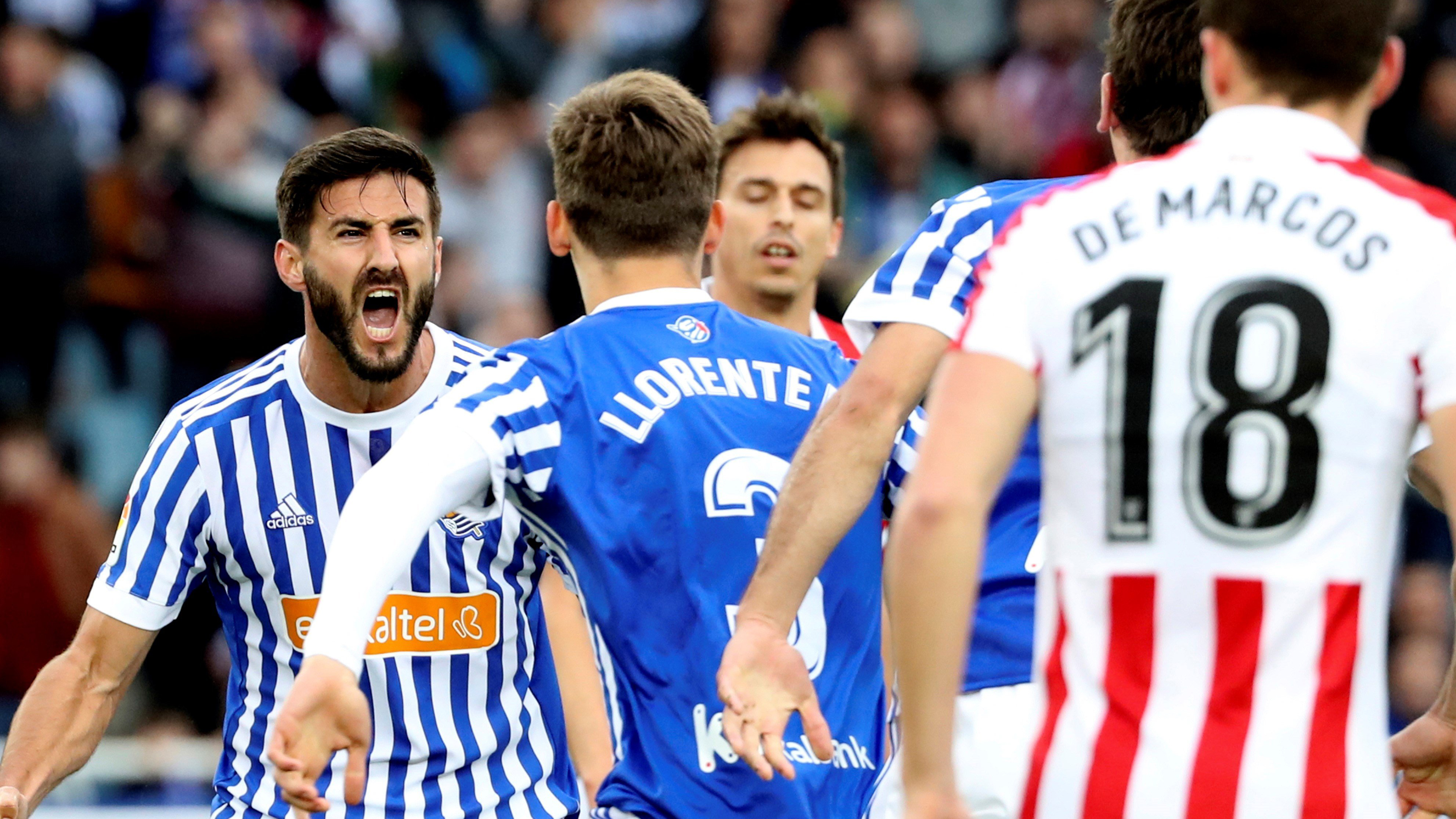 La Real se apunta el derbi vasco y prolonga la mala racha del Athletic