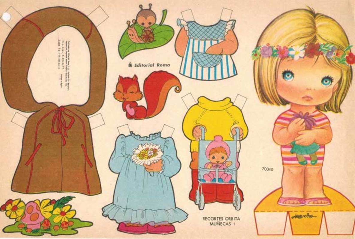 Vestidas de papel - Un recorrido nostálgico por las muñecas