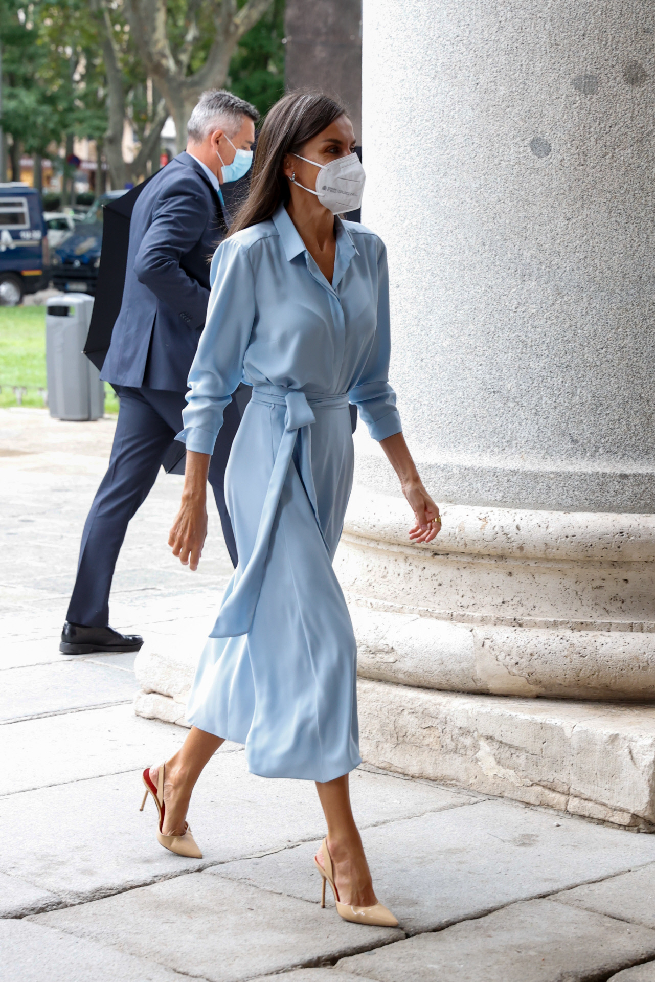 La reina Letizia con uno de sus diseños favoritos