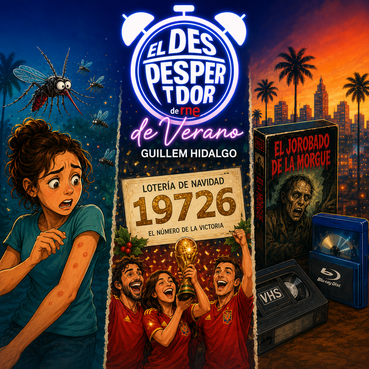 El despertador de RNE - Reliquias en VHS y un imán para los mosquitos - 23/07/26 episode artwork