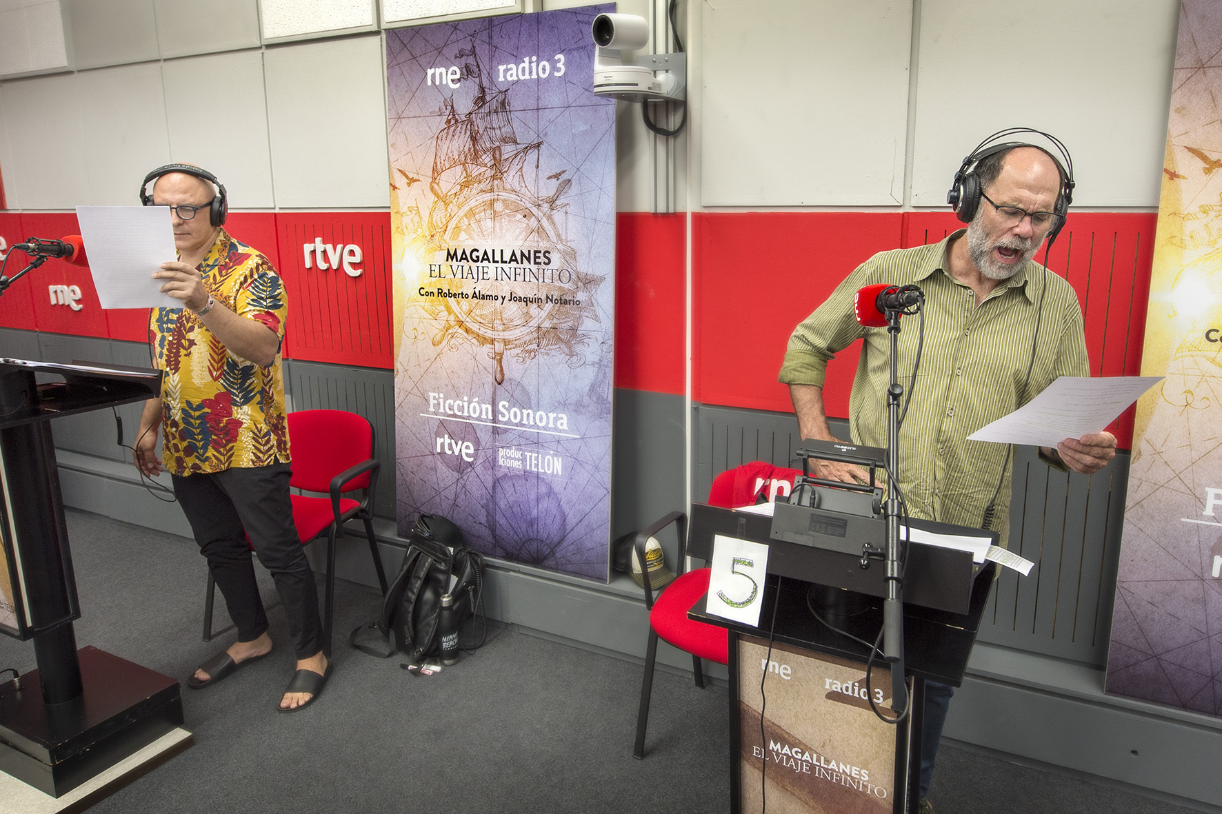 Roberto Álamo y Joaquín Notario, protagonistas de la ficción sonora