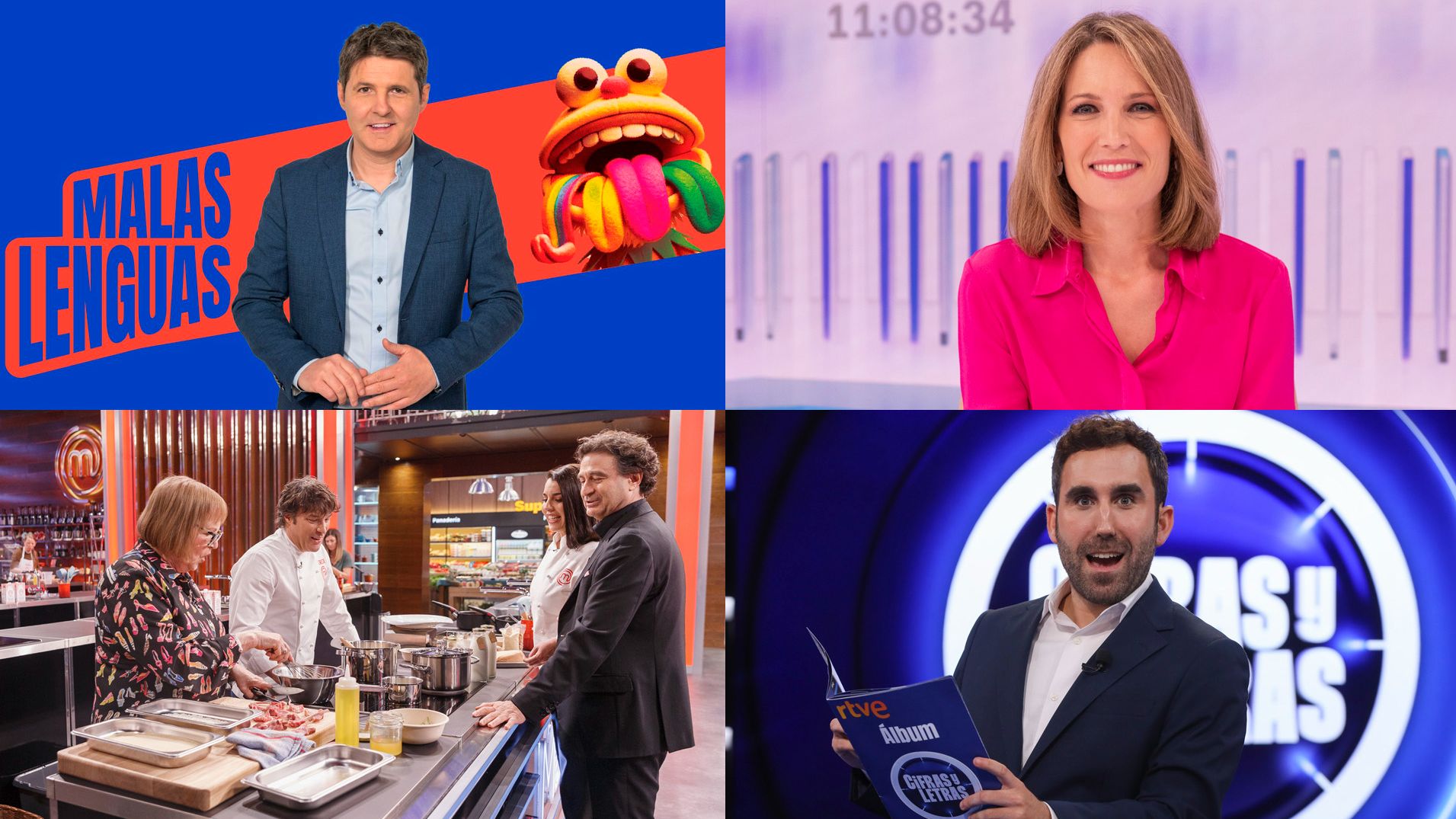RTVE lidera con su oferta de actualidad y entretenimiento
