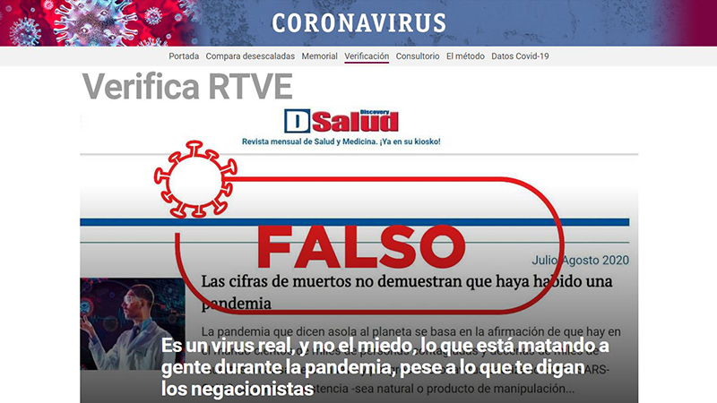Rtve participa en la lucha contra las informaciones falsas sobre salud