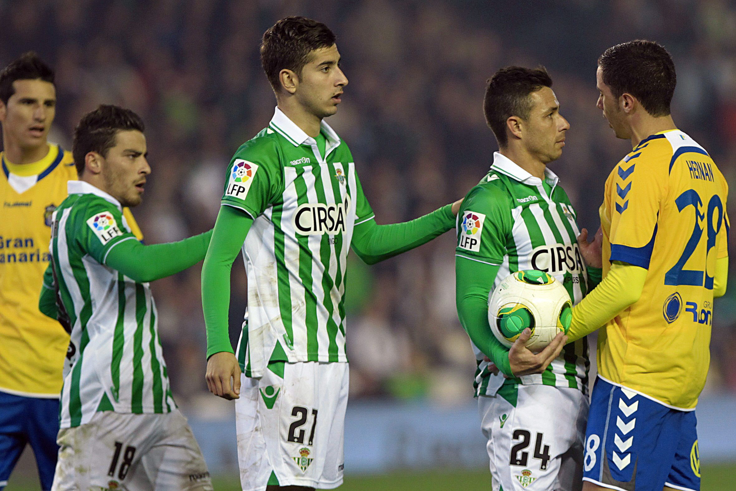 Datos sobre el Real Betis Balompie, Real Sporting Club y UD Las