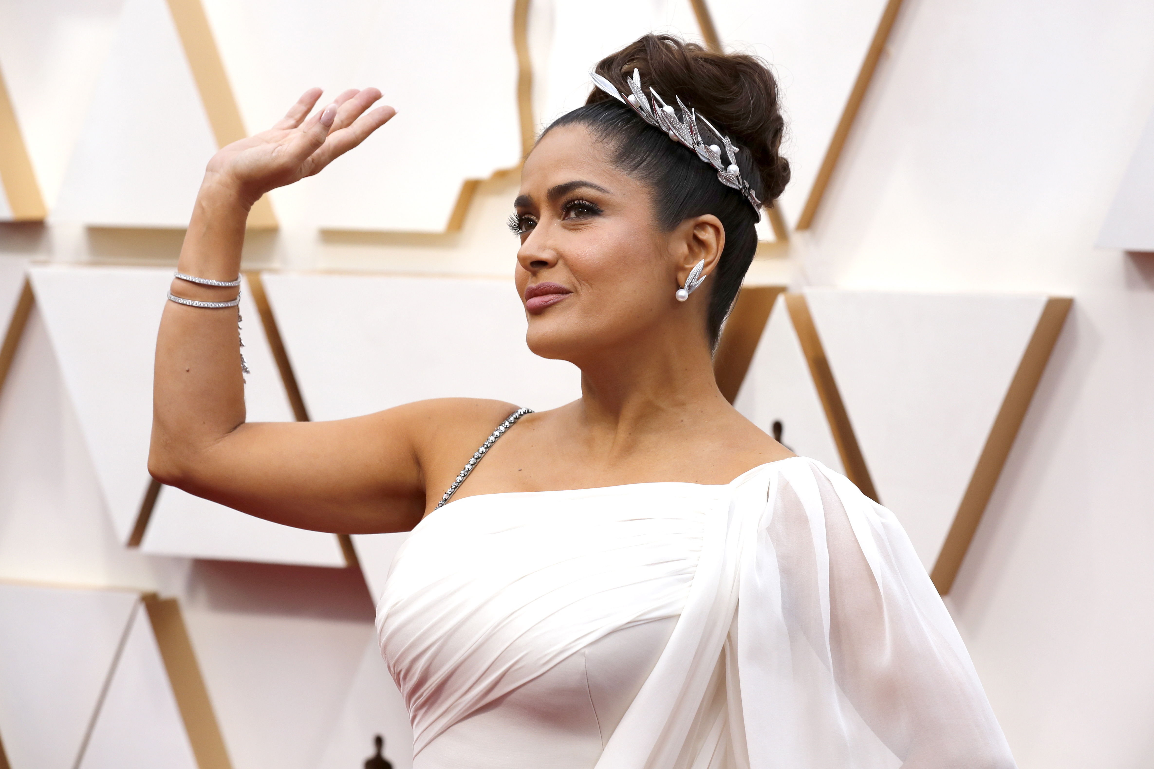 Salma hayek 2024 vestido de novia