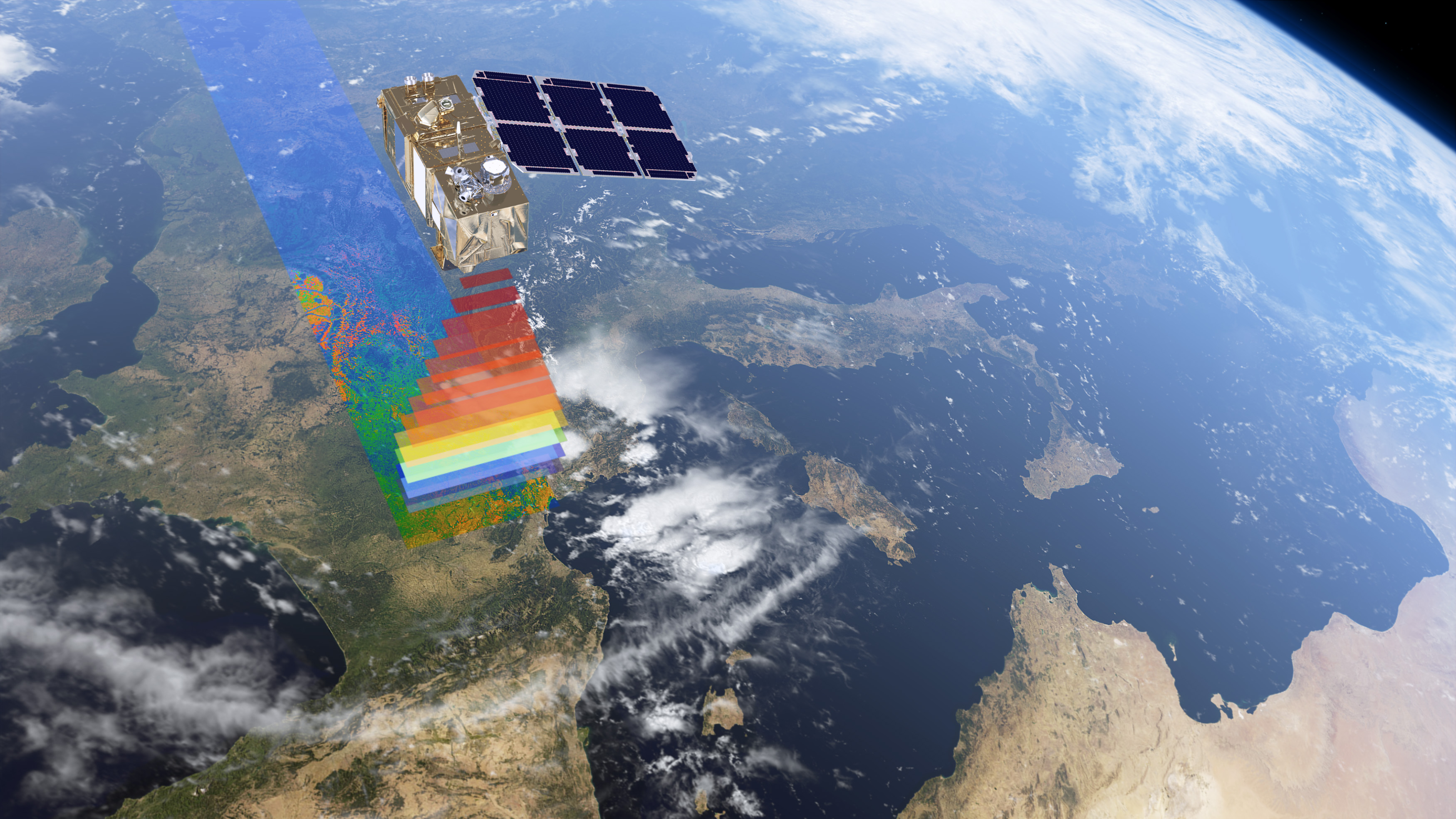 El satélite Sentinel-2A, que ofrecerá una mirada en color de la Tierra ...