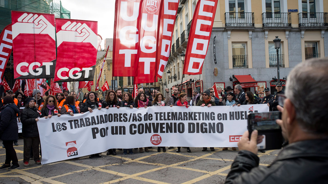 Los sindicatos cifran en 75% el seguimiento de la huelga l RTVE