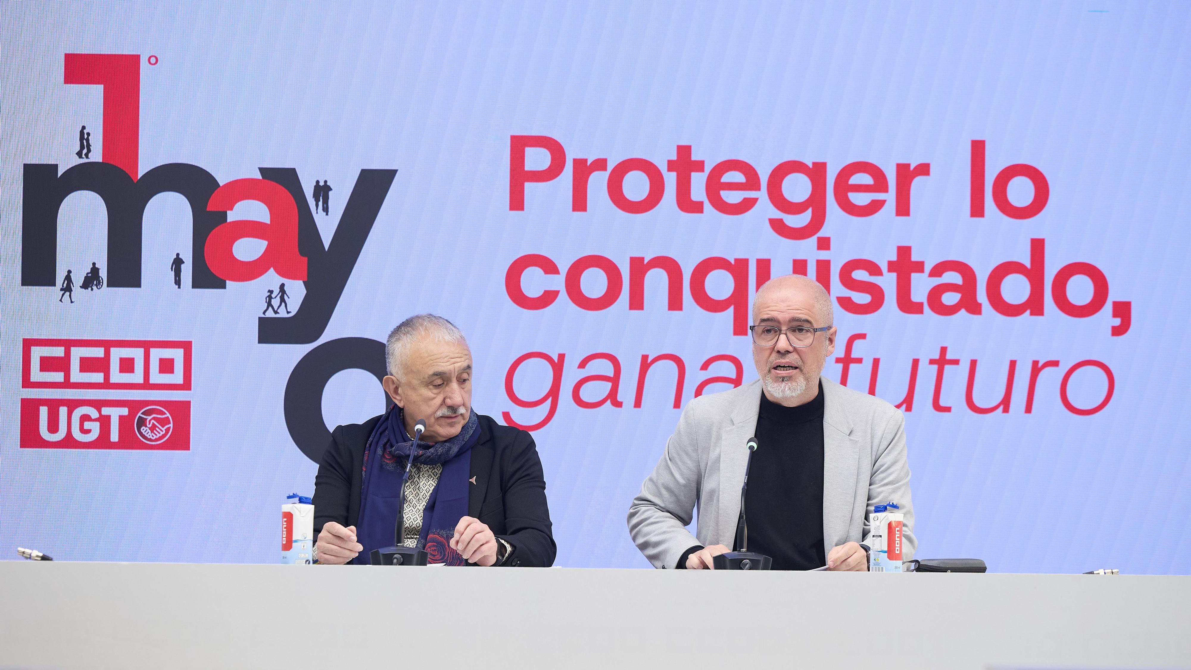 UGT y CC.OO. se movilizarán este 1 de mayo para pedir la reducción de ...