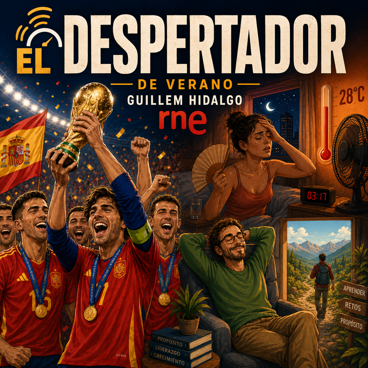 El despertador de RNE - Somos campeones del mundo y ¿hay que salir de la zona de confort? - 20/07/26 episode artwork