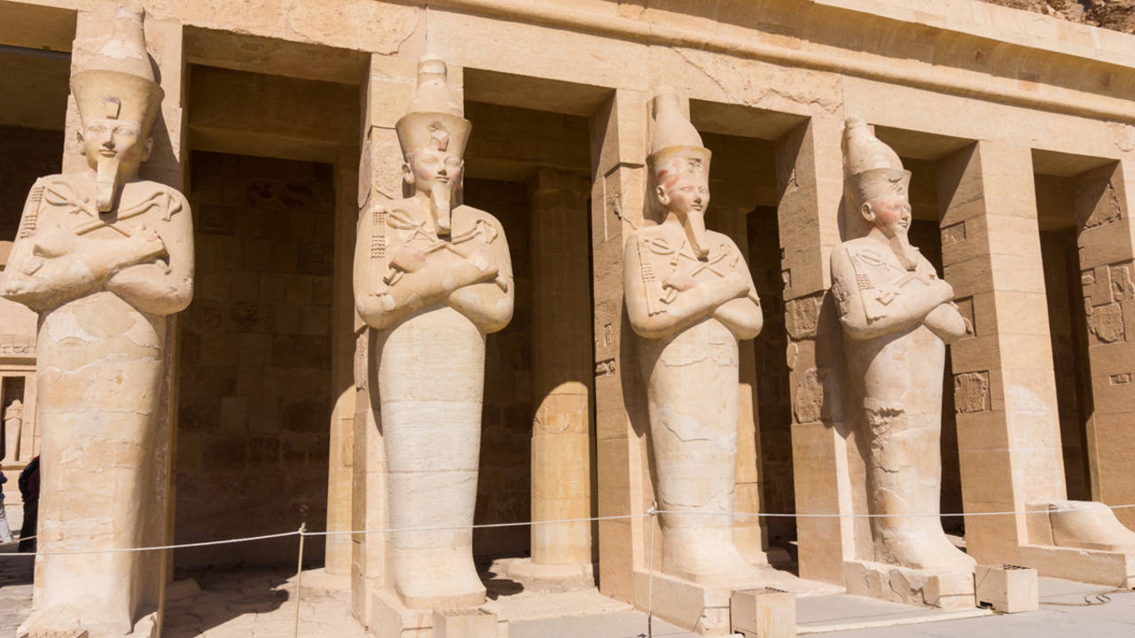 El templo funerario de Hatshepsut en Egipto