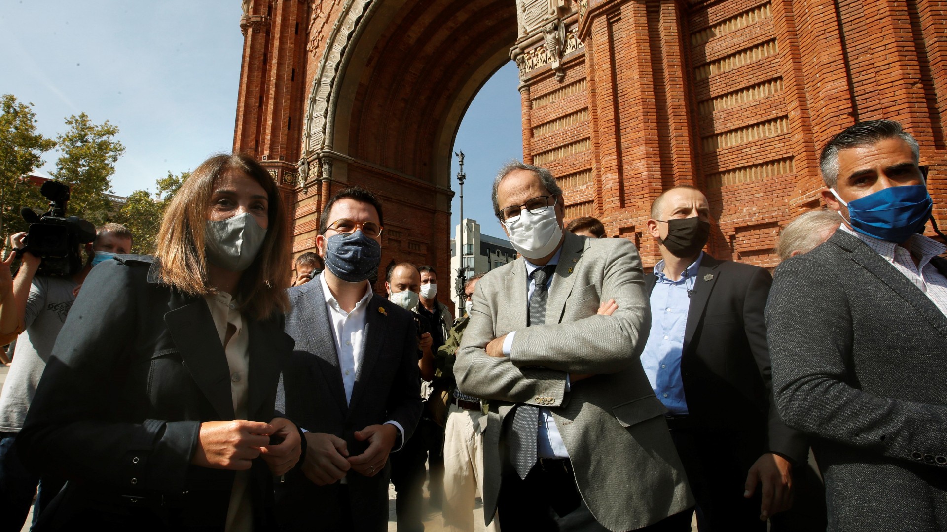 Entidades y partidos independentistas conmemoran el tercer aniversario del 1-o pidiendo 