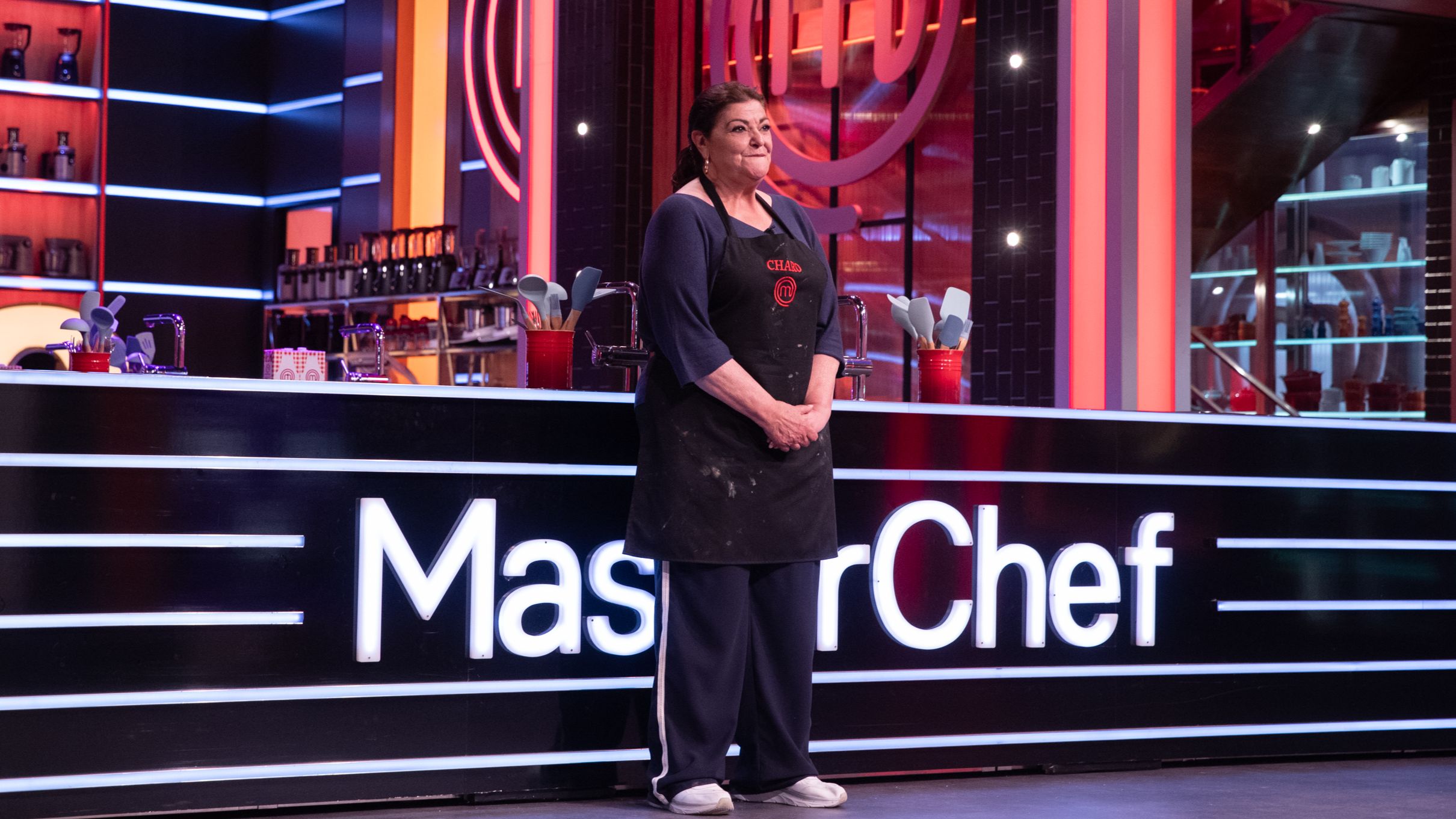 Charo Reina, tercera expulsada de 'MasterChef Celebrity 10': "Me voy feliz, he vivido cosas muy bonitas"