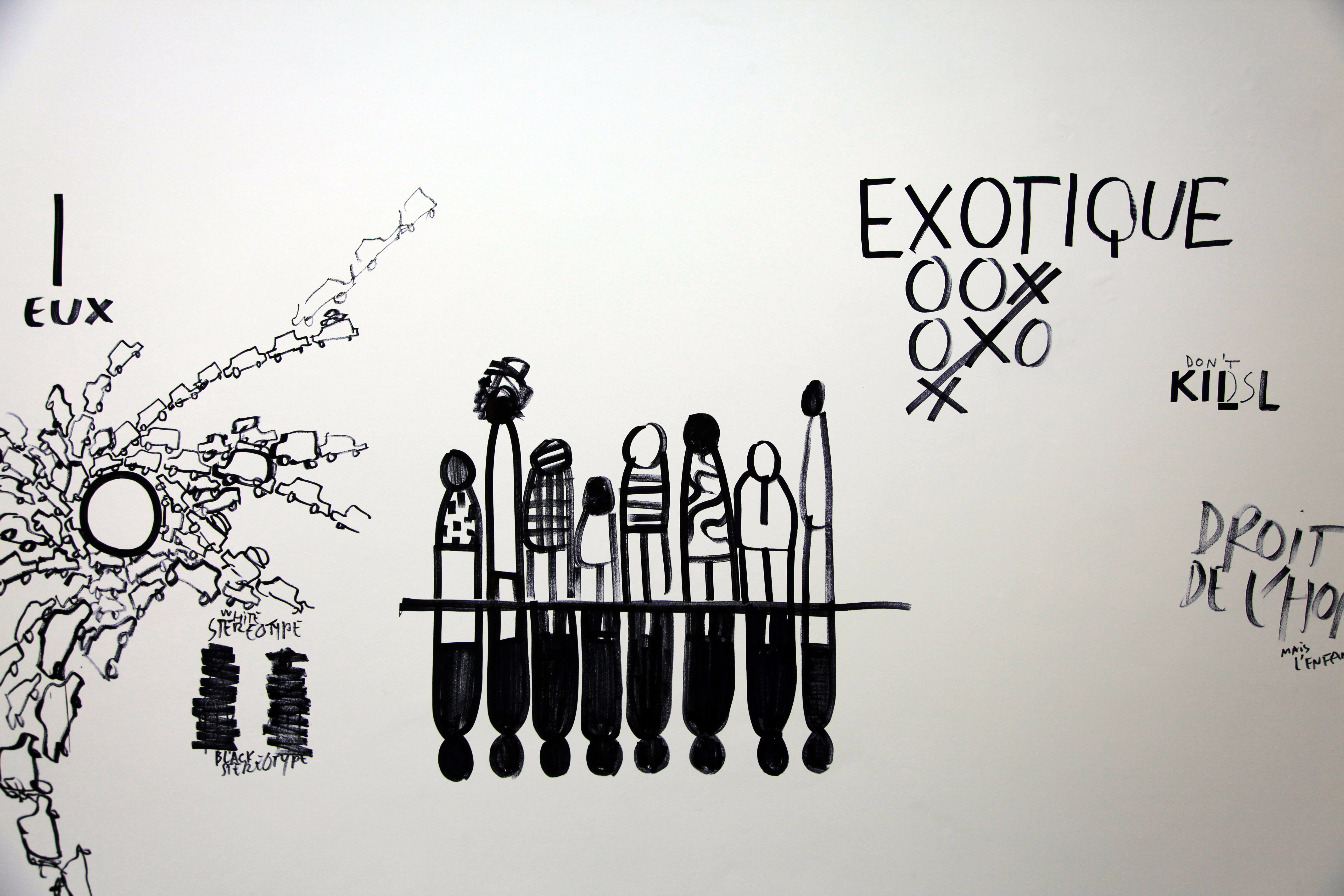 "The Dakar Drawing", Dan Perjovschi