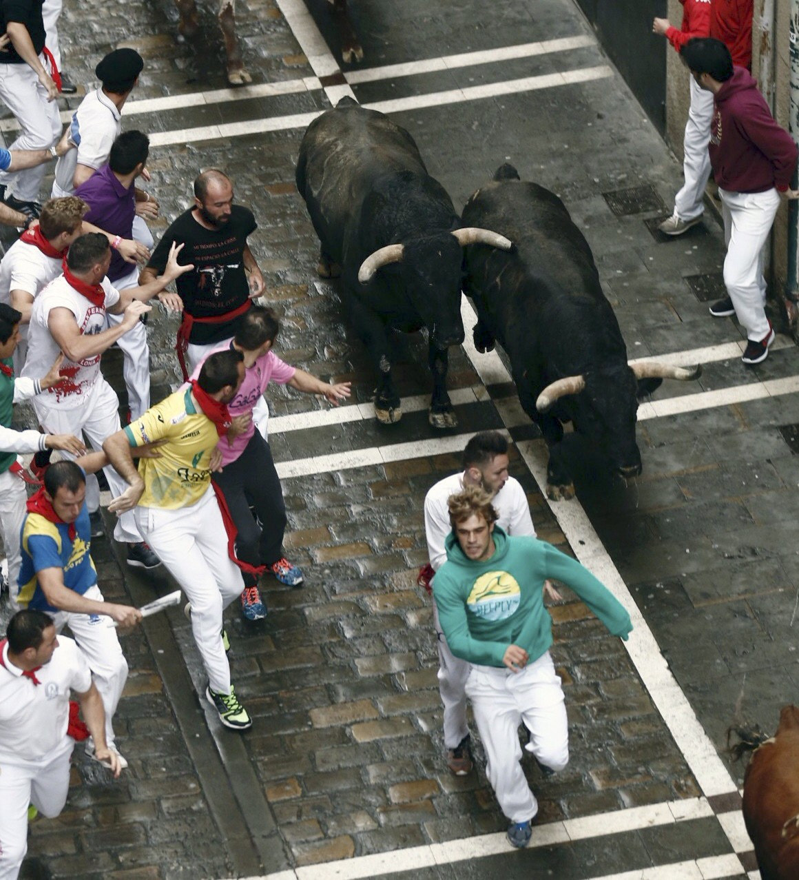 Los toros de la ganadería de Núñez del Cuvillo llevaban cuatro años sin correr en Pamplona Los toros de la ganadería de Núñez del Cuvillo llevaban cuatro años sin correr en Pamplona