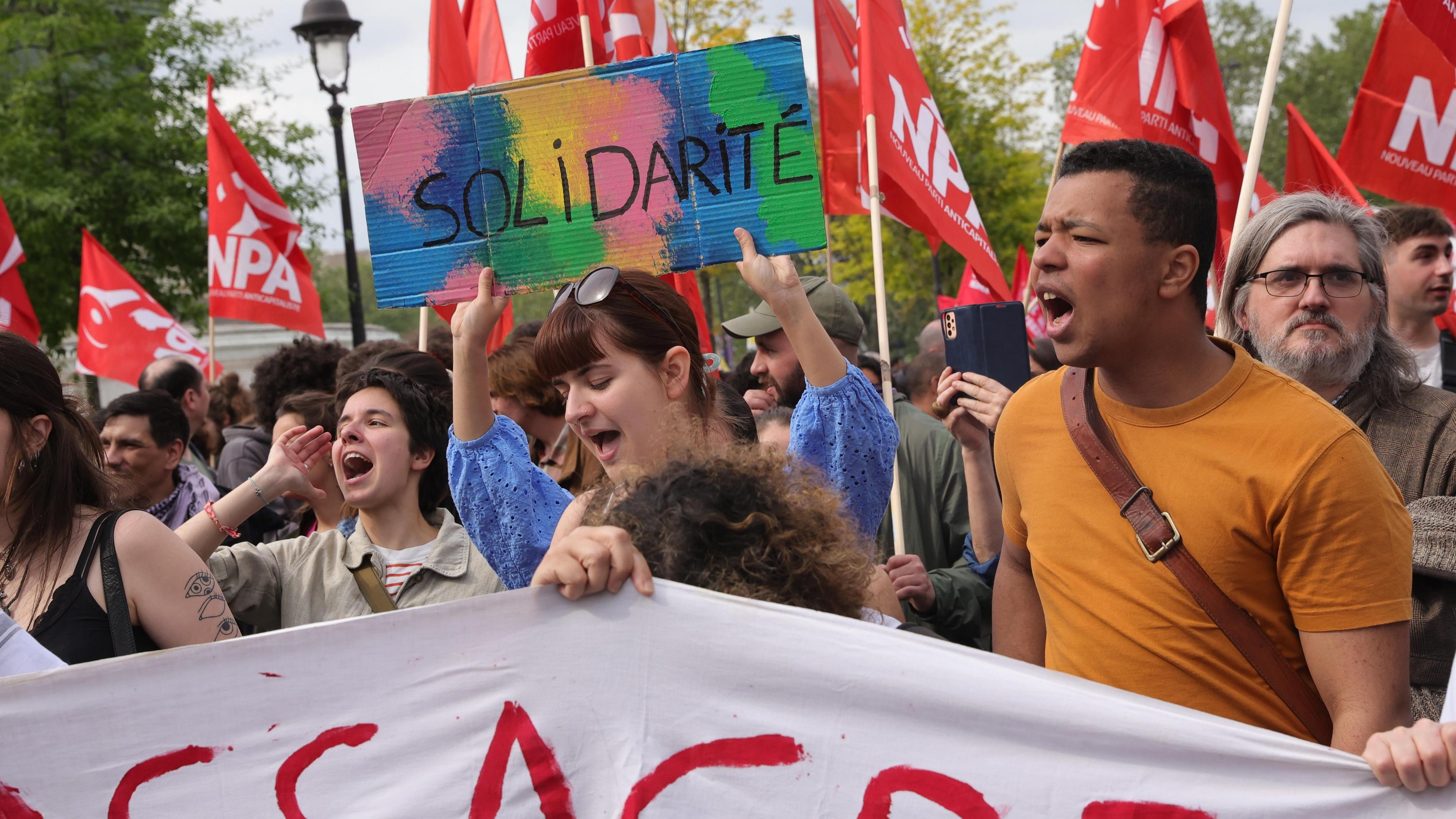 Trabajadores de todo el mundo se manifiestan el 1 de mayo