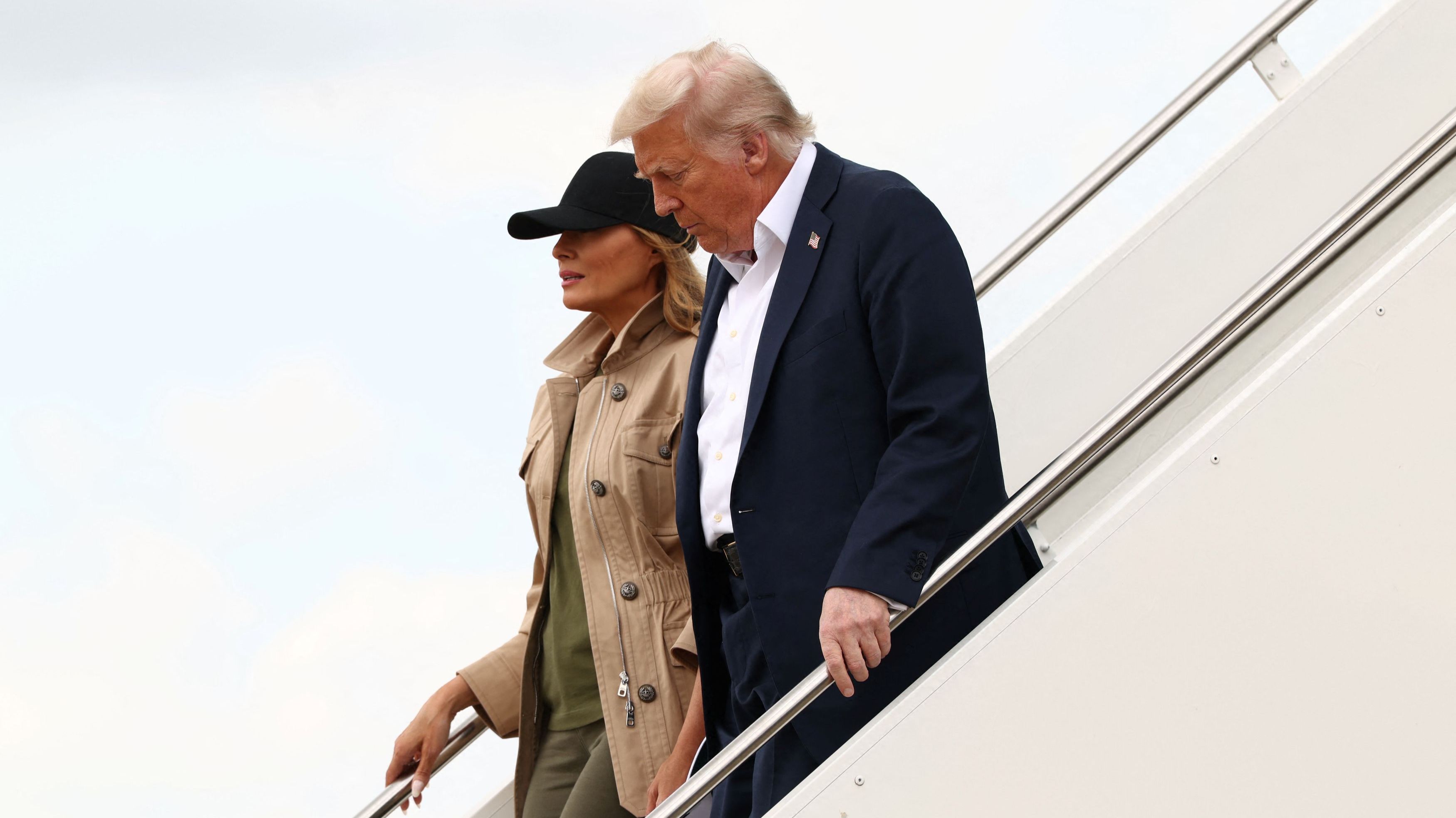 Trump visita Texas tras las devastadoras inundaciones: "Nunca hab�a visto algo as�"