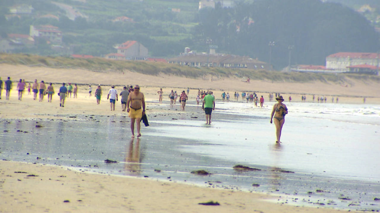Turismo de sol y playa en A Lanzada, O Grove. Turismo de sol y playa en A Lanzada, O Grove.