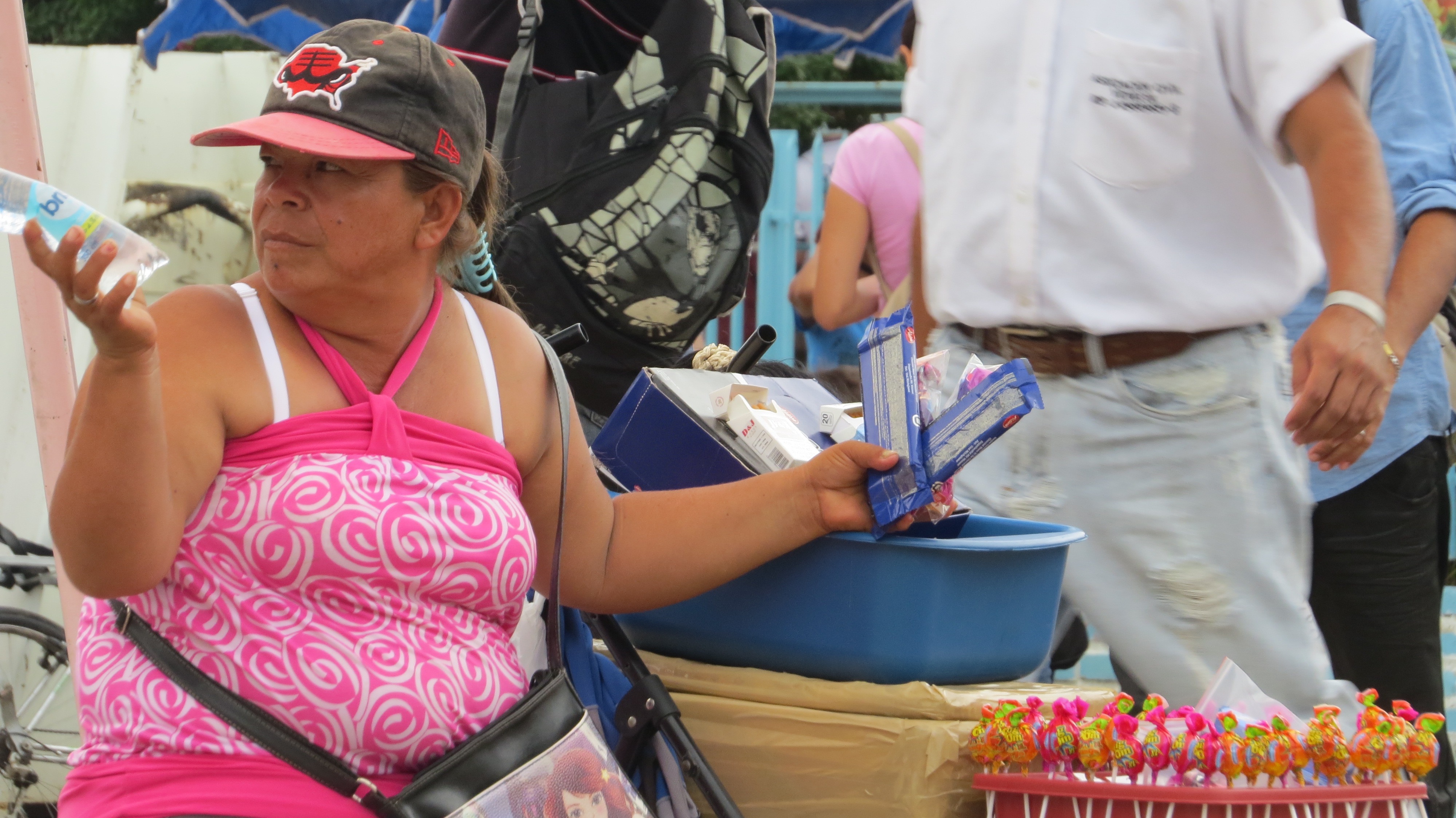 Vendedora ambulante