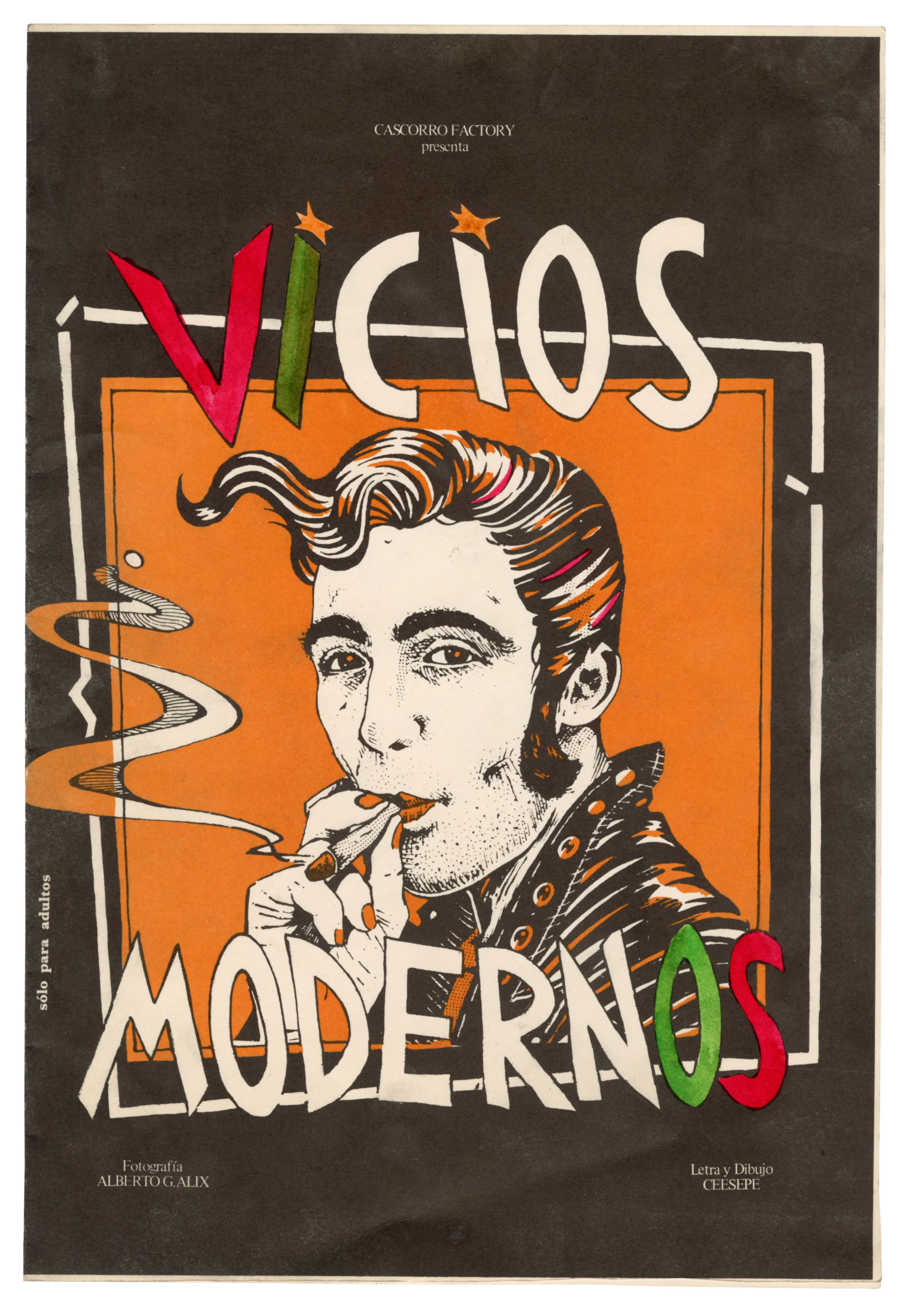 Vicios modernos, Madrid, Las Ediciones de La Banda de Moebius, 1979.