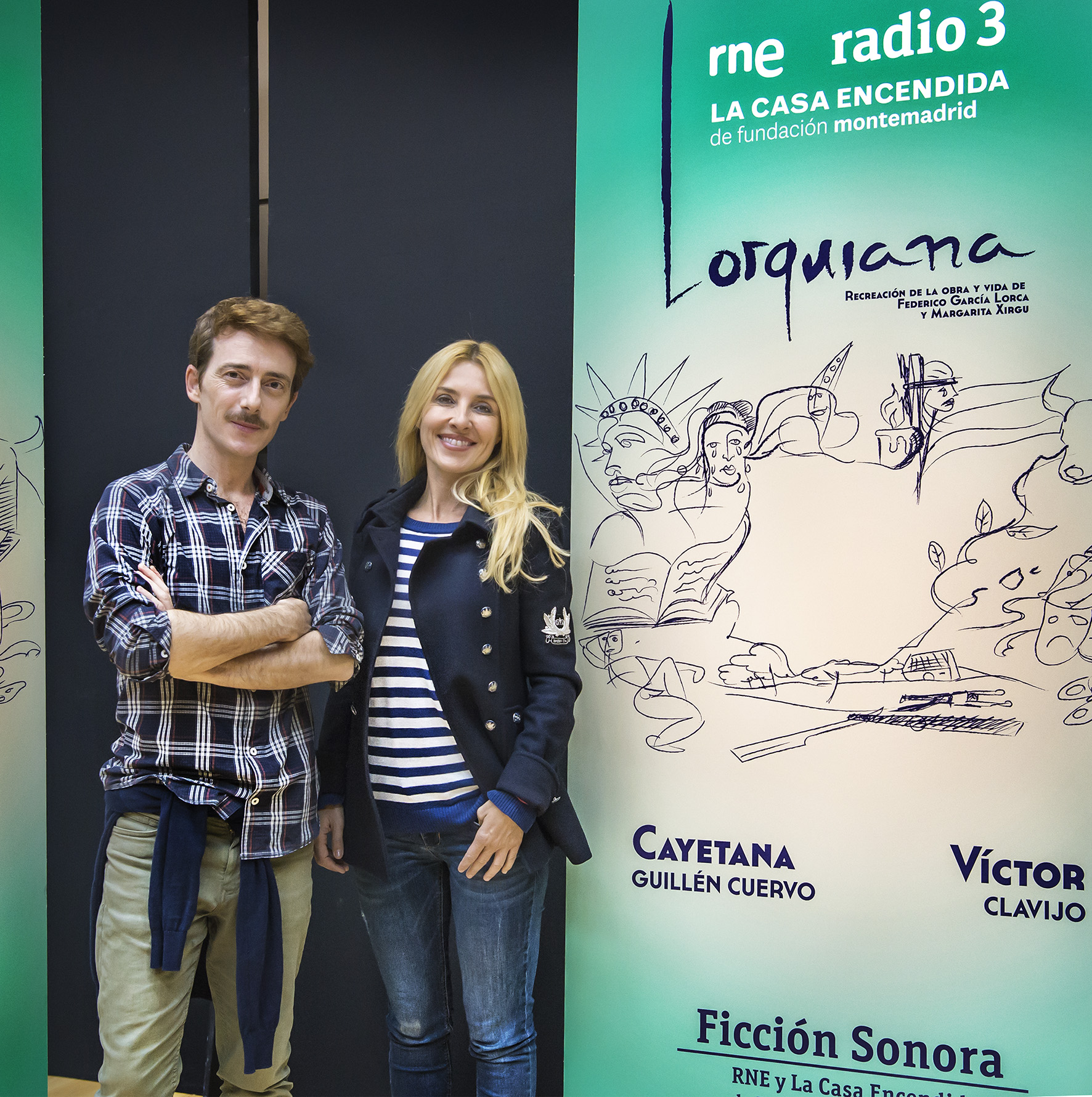 Víctor Clavijo y Cayetana Guillén Cuervo. Víctor Clavijo y Cayetana Guillén Cuervo.