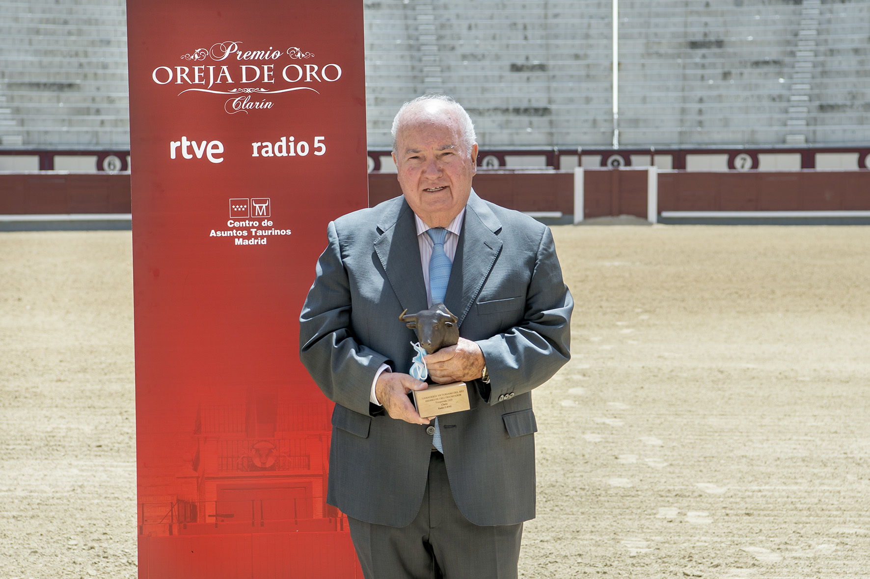 Victoriano del Río, Hierro de Oro 2020 de RNE, en el ruedo de Las Ventas