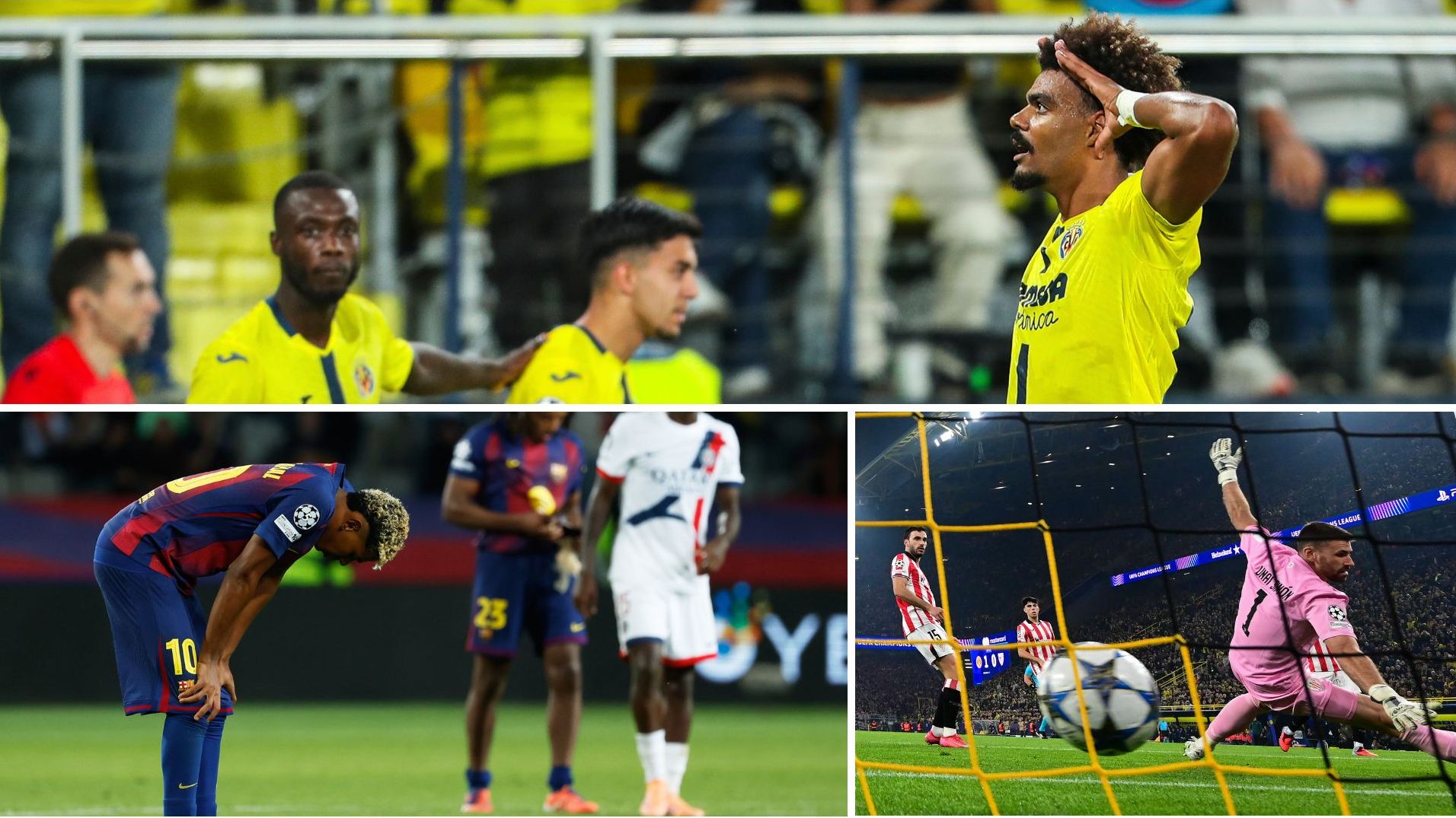 El Villarreal salva los papeles en una mala jornada para Barça y nefasta para el Athletic