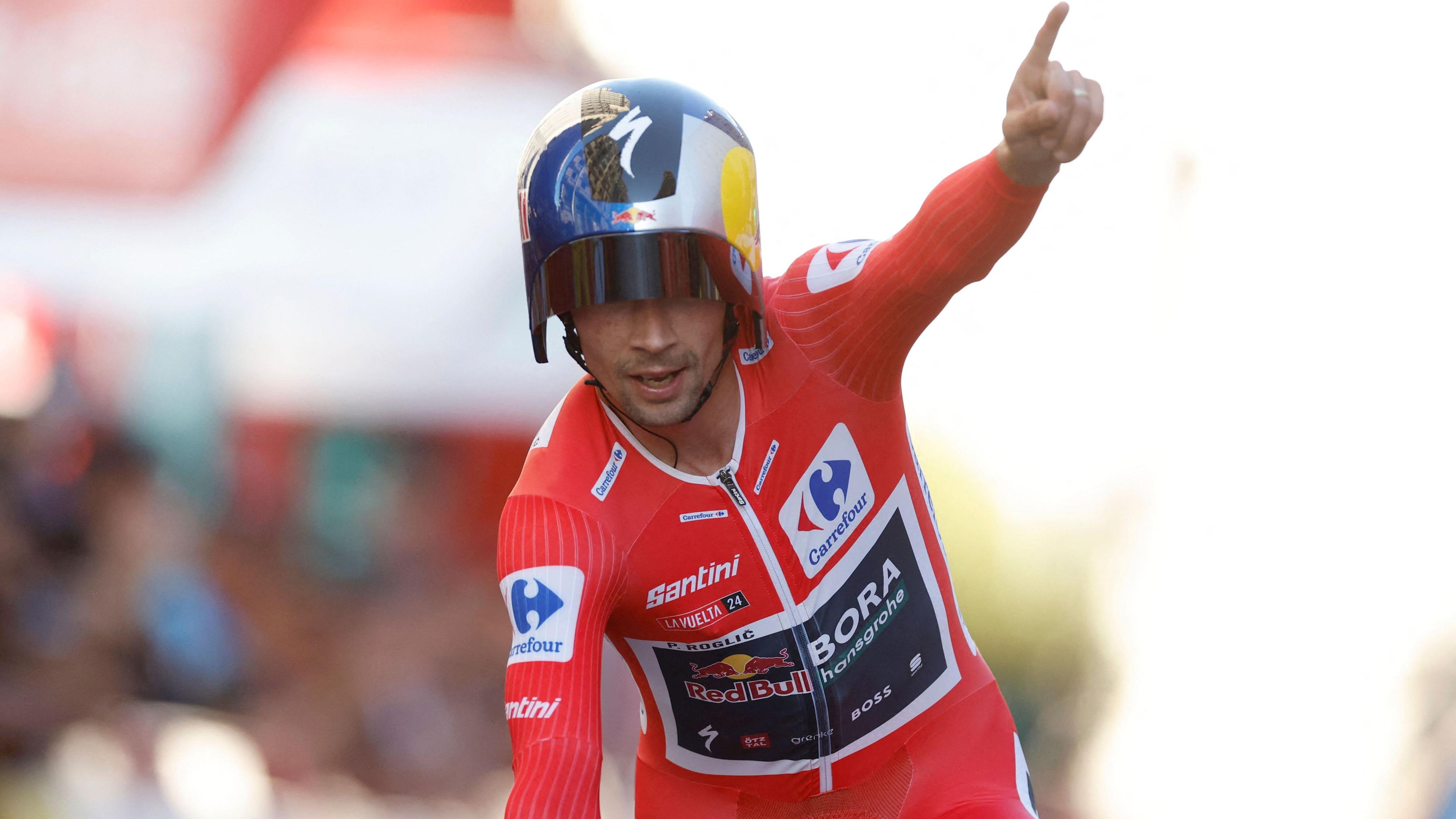 Primoz Roglic wins the 2024 Vuelta a España in Madrid