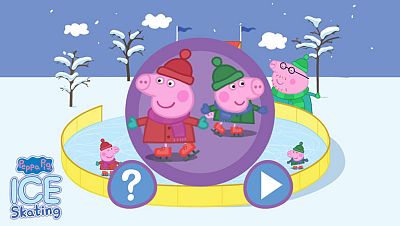 Patinando con Peppa Pig