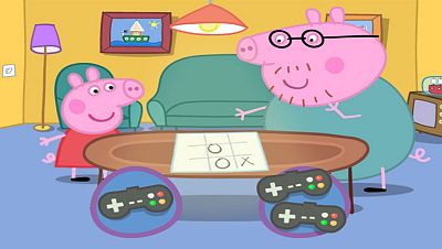 Las tres en raya con Peppa Pig