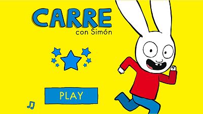 Juego de carrera de obstáculos de Simón
